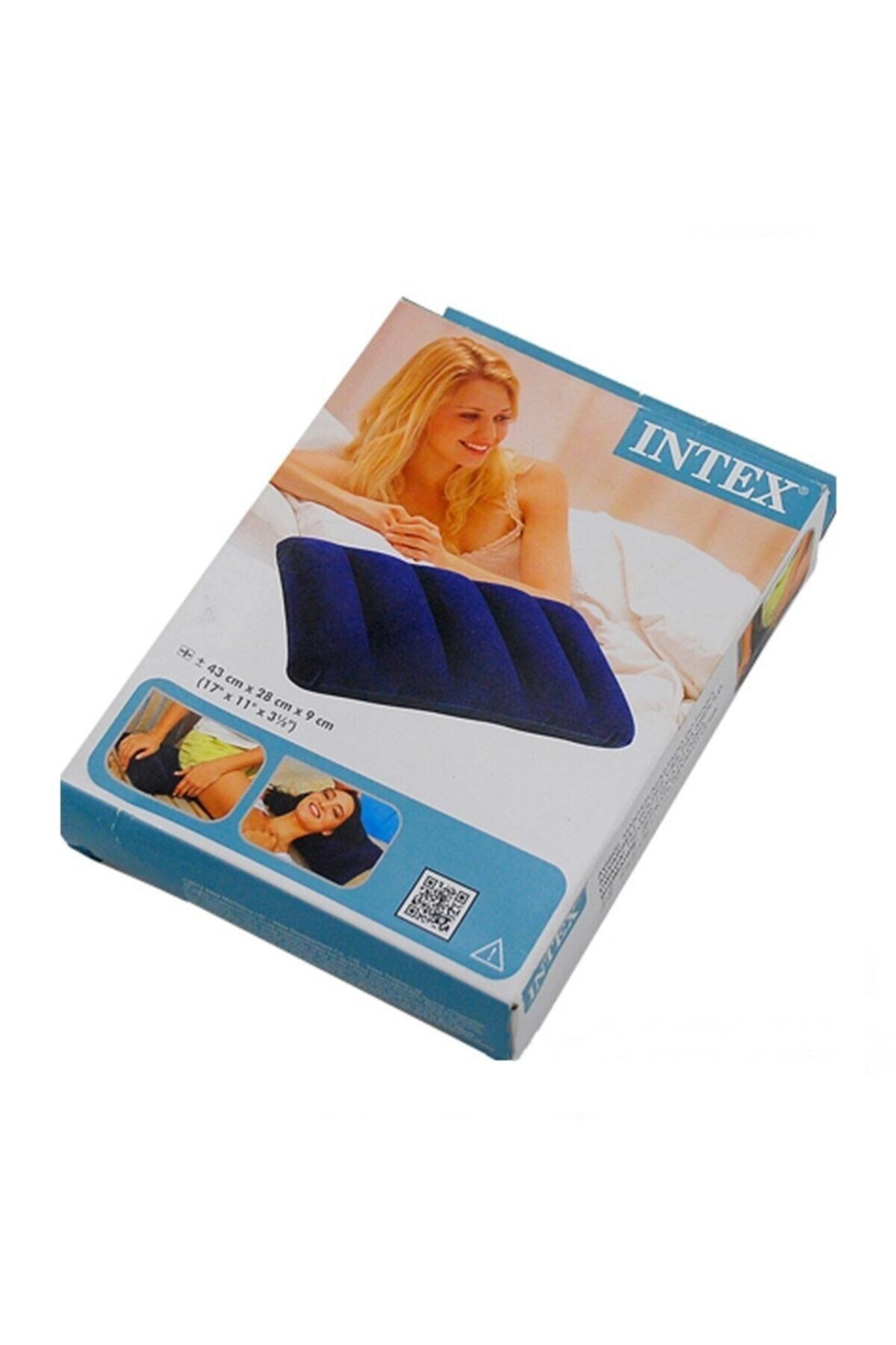 İntex Kadife Kaplı Seyahat Kamp Yastığı