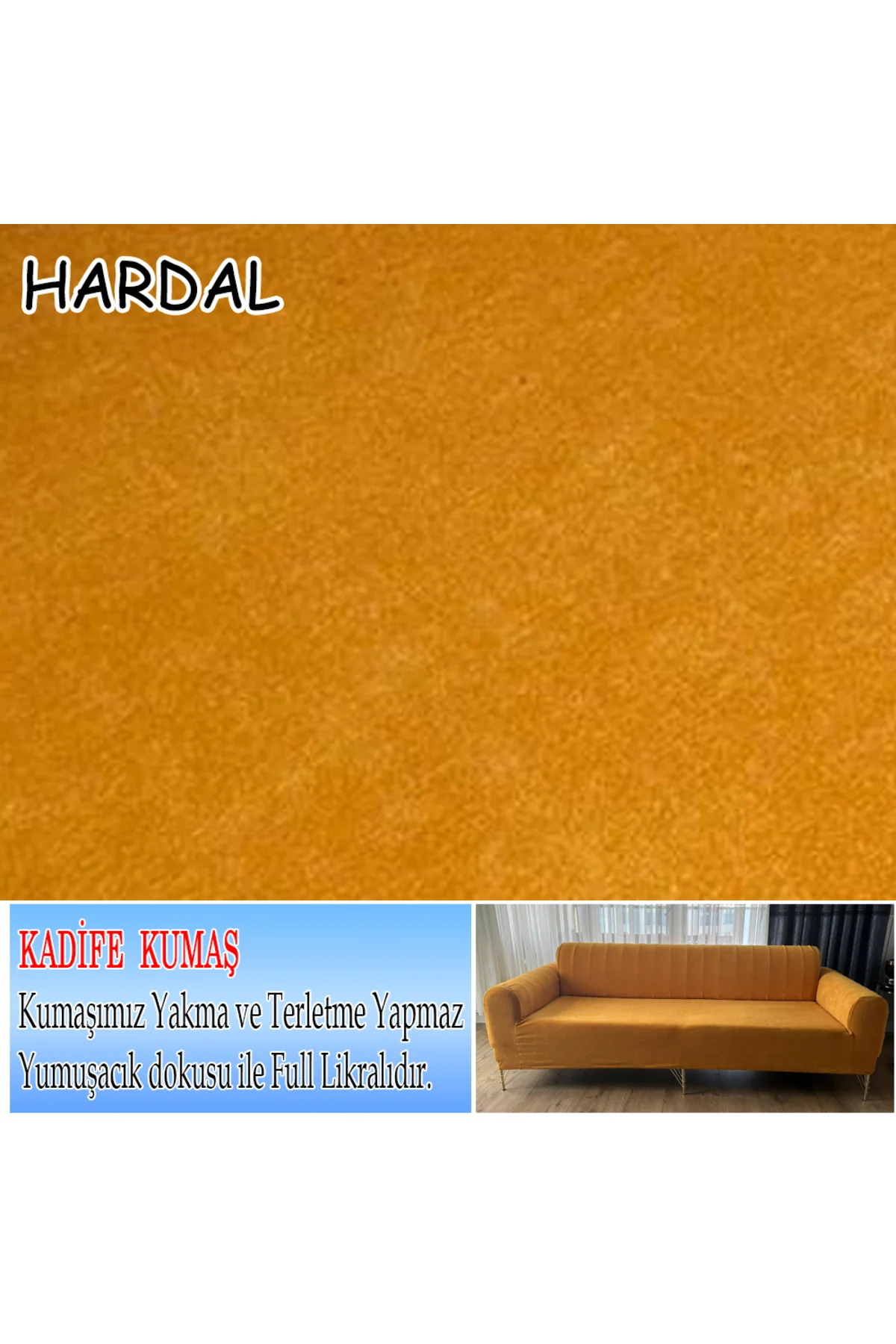 Kadife Kumaş 1 Adet Üçlü Koltuk Kılıfı, Komple Kaplama, Kadifenin