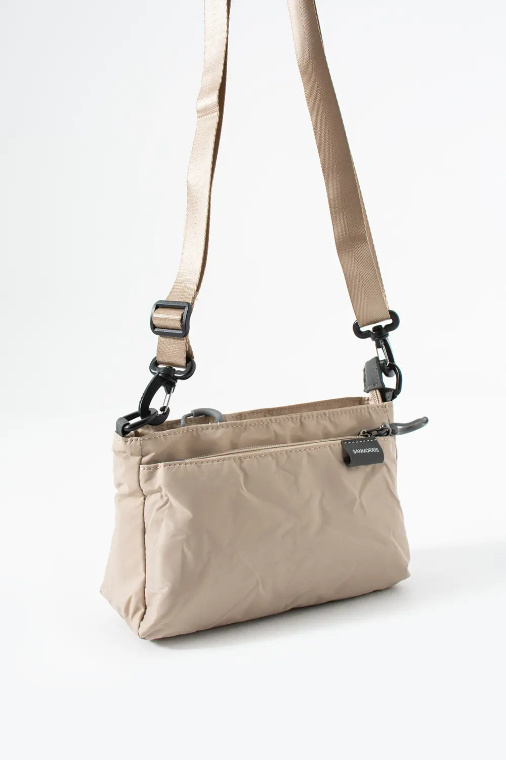 Kadın 3 Bölmeli Paraşüt Kumaş Ayarlanabilir Çapraz Askılı Çanta