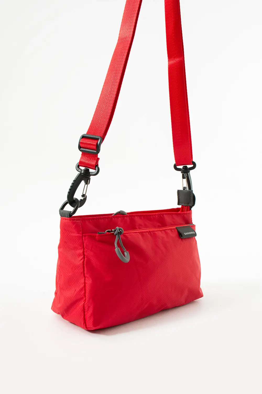 Kadın 3 Bölmeli Paraşüt Kumaş Ayarlanabilir Çapraz Askılı Çanta