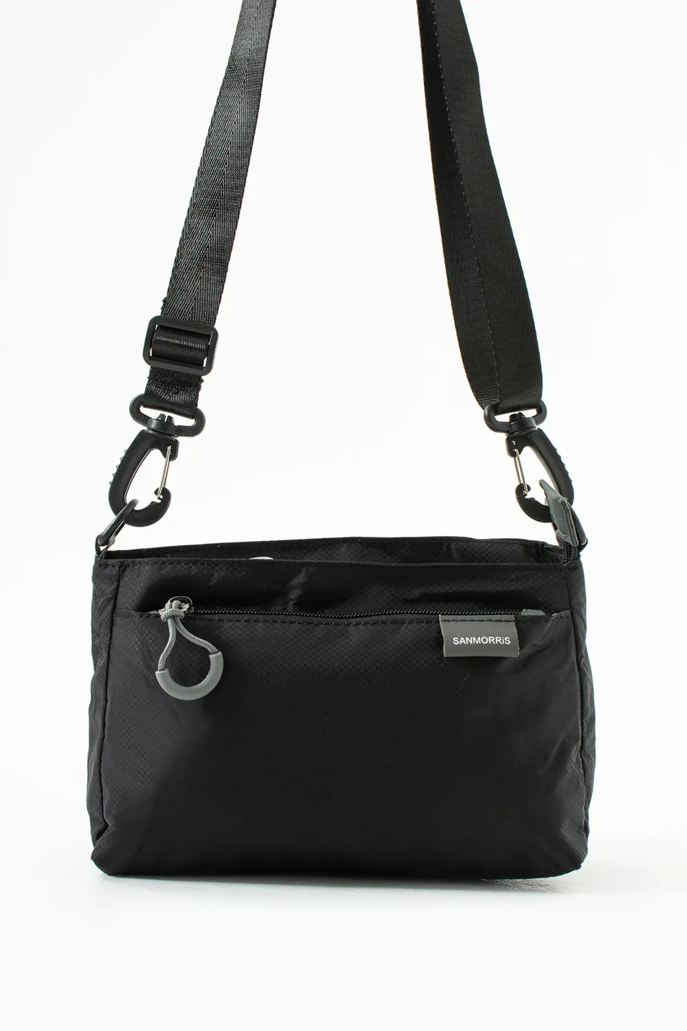 Kadın 3 Bölmeli Paraşüt Kumaş Ayarlanabilir Çapraz Askılı Çanta