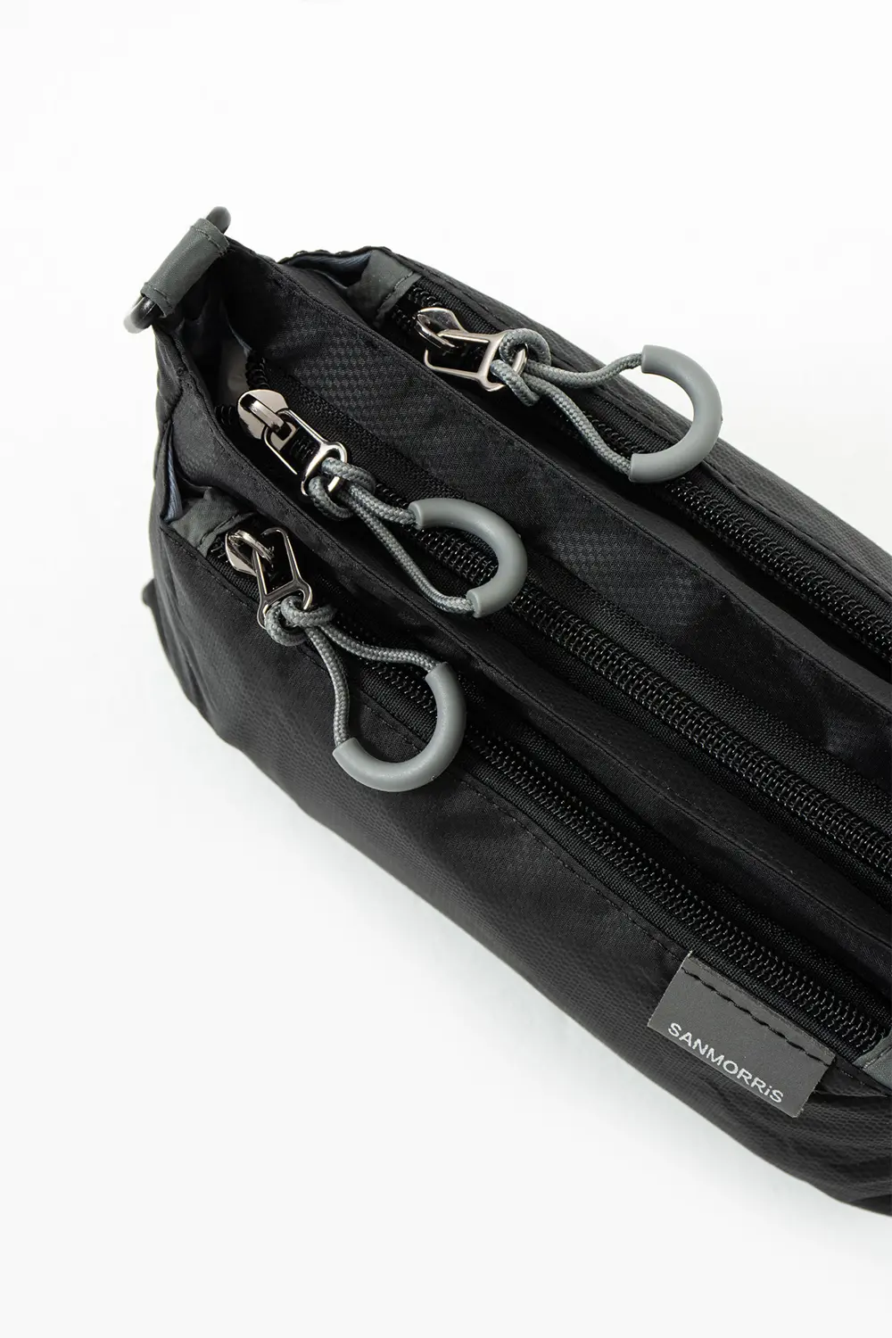 Kadın 3 Bölmeli Paraşüt Kumaş Ayarlanabilir Çapraz Askılı Çanta