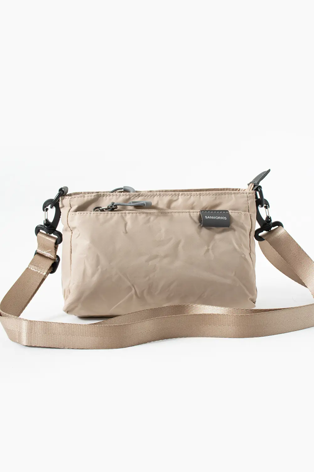 Kadın 3 Bölmeli Paraşüt Kumaş Ayarlanabilir Çapraz Askılı Çanta