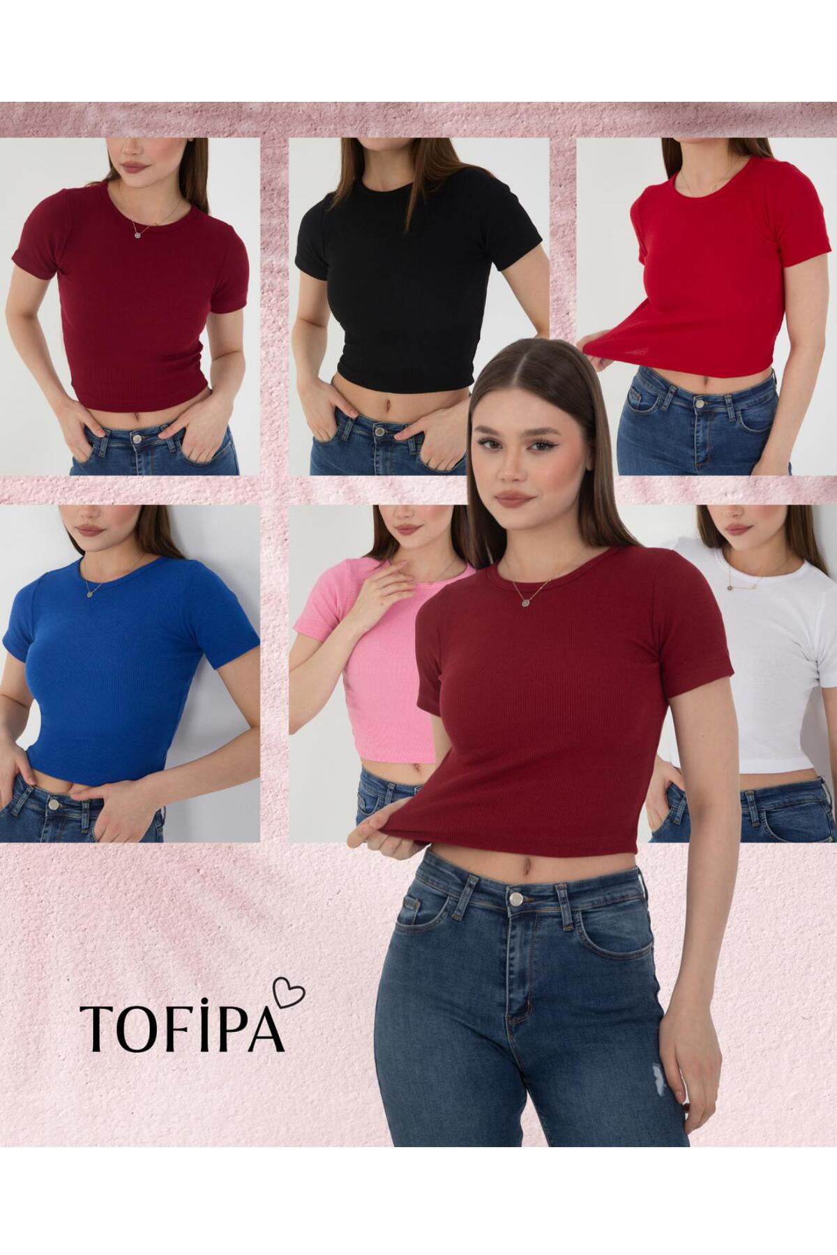 Kadın 6 Li Adet Fitilli Pamuklu Halter Yaka Örme Kaşkorse Crop Kadın 6 Li Adet Fitilli Pamuklu Halter Yaka Örme Kaşkorse Crop