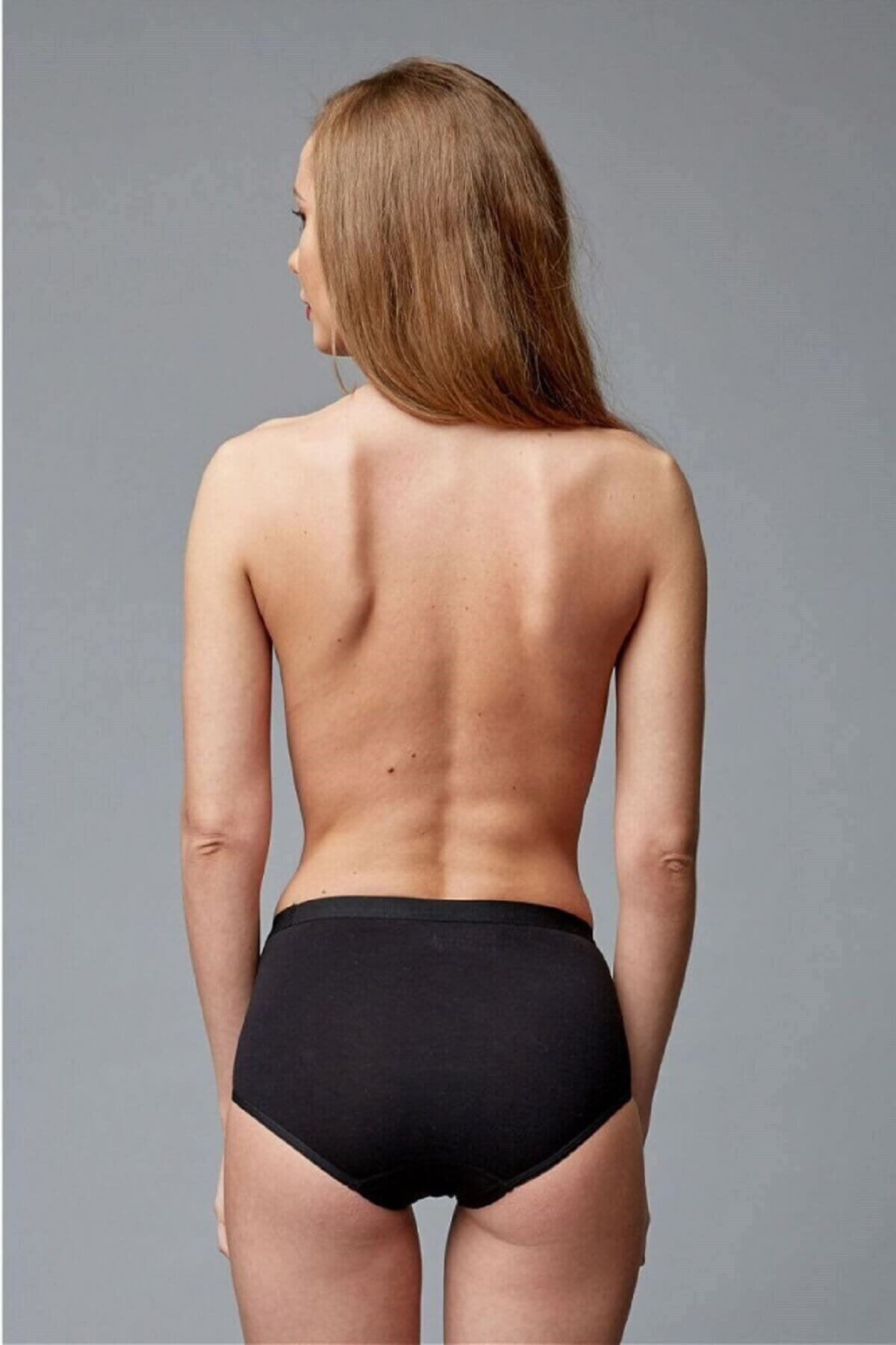 Blackspade Kadın %95 Pamuk Yüksek Bel Dantelli Külot