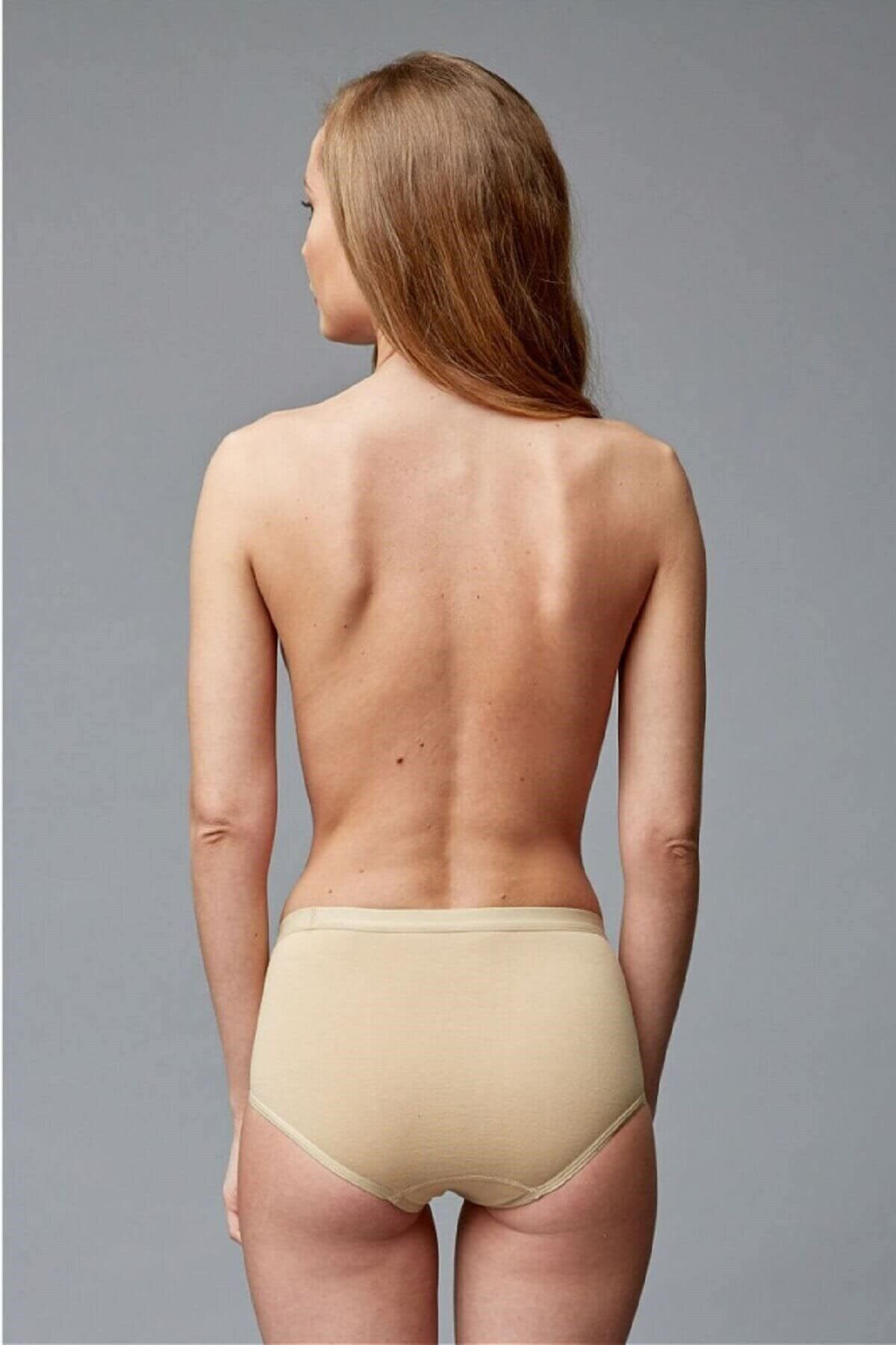 Blackspade Kadın %95 Pamuklu Yüksek Bel Slip Külot