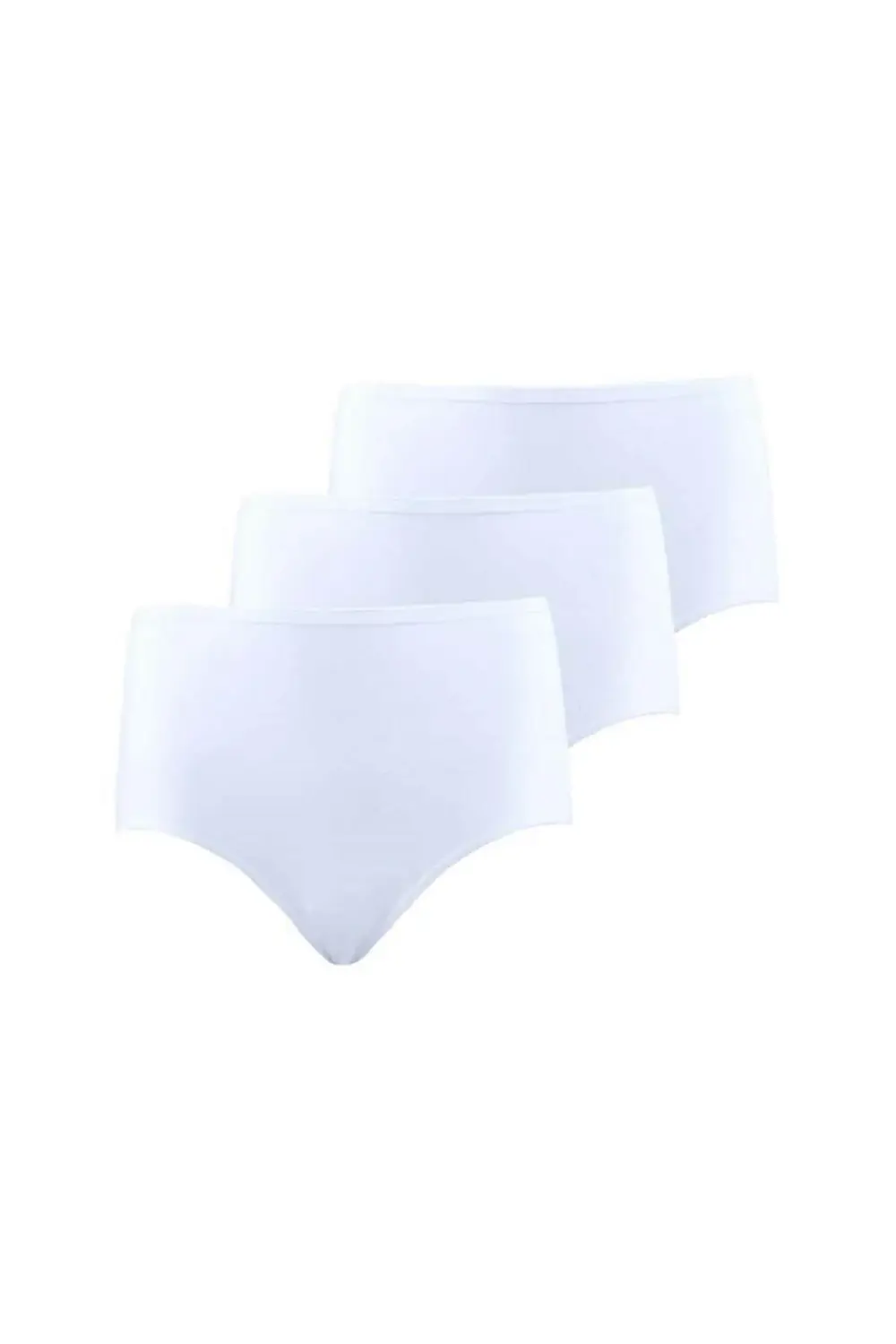 Kadın %95 Pamuklu 3'lü Ekonomik Paket Yüksek Bel Külot