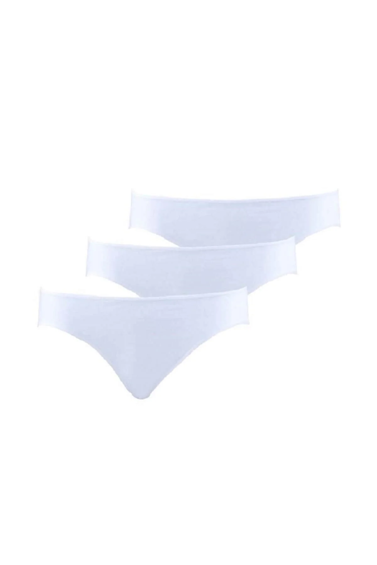 Kadın %95 Pamuklu Gizli Lastik 3'lü Ekonomik Paket Slip