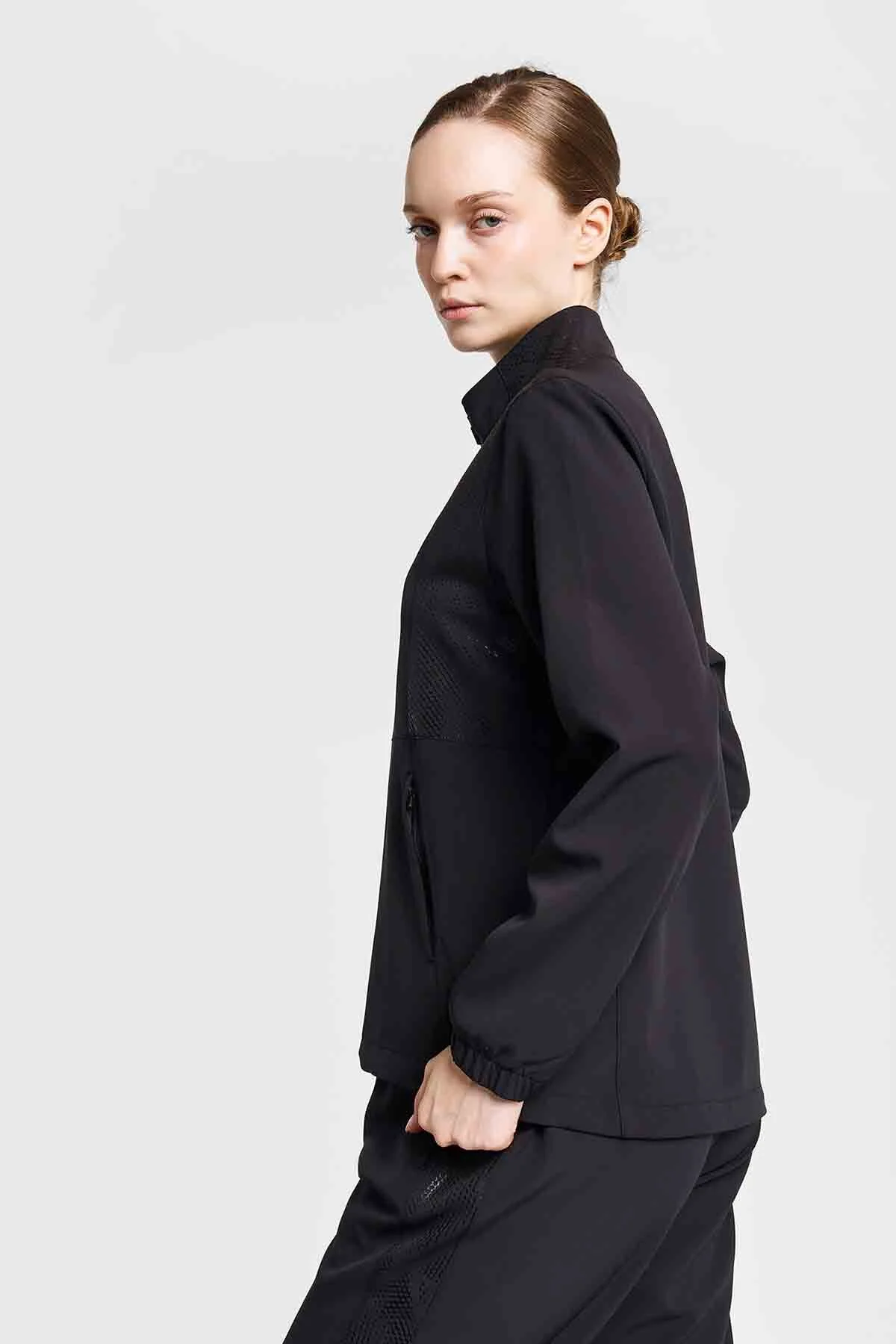 Kadın Antrenman Fermuarlı Sweatshirt 26B-2062 Kadın Antrenman Fermuarlı Sweatshirt 26B-2062 - Görsel 3