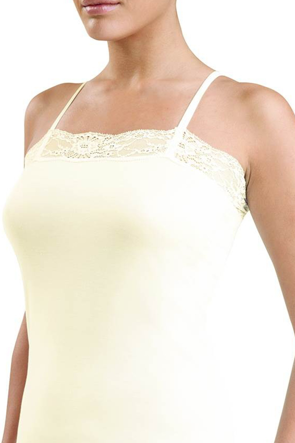 Blackspade Kadın Atlet 1347 - Krem