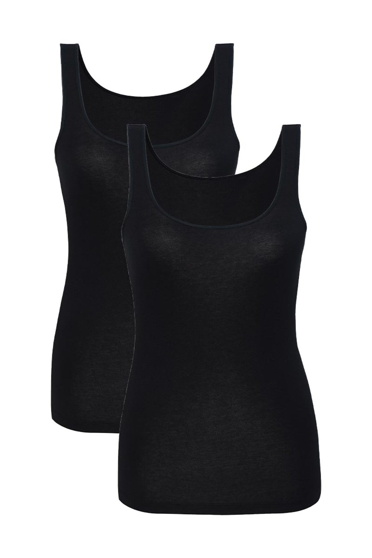 Blackspade Kadın Atlet 2Li Paket Essential 1590 - Siyah