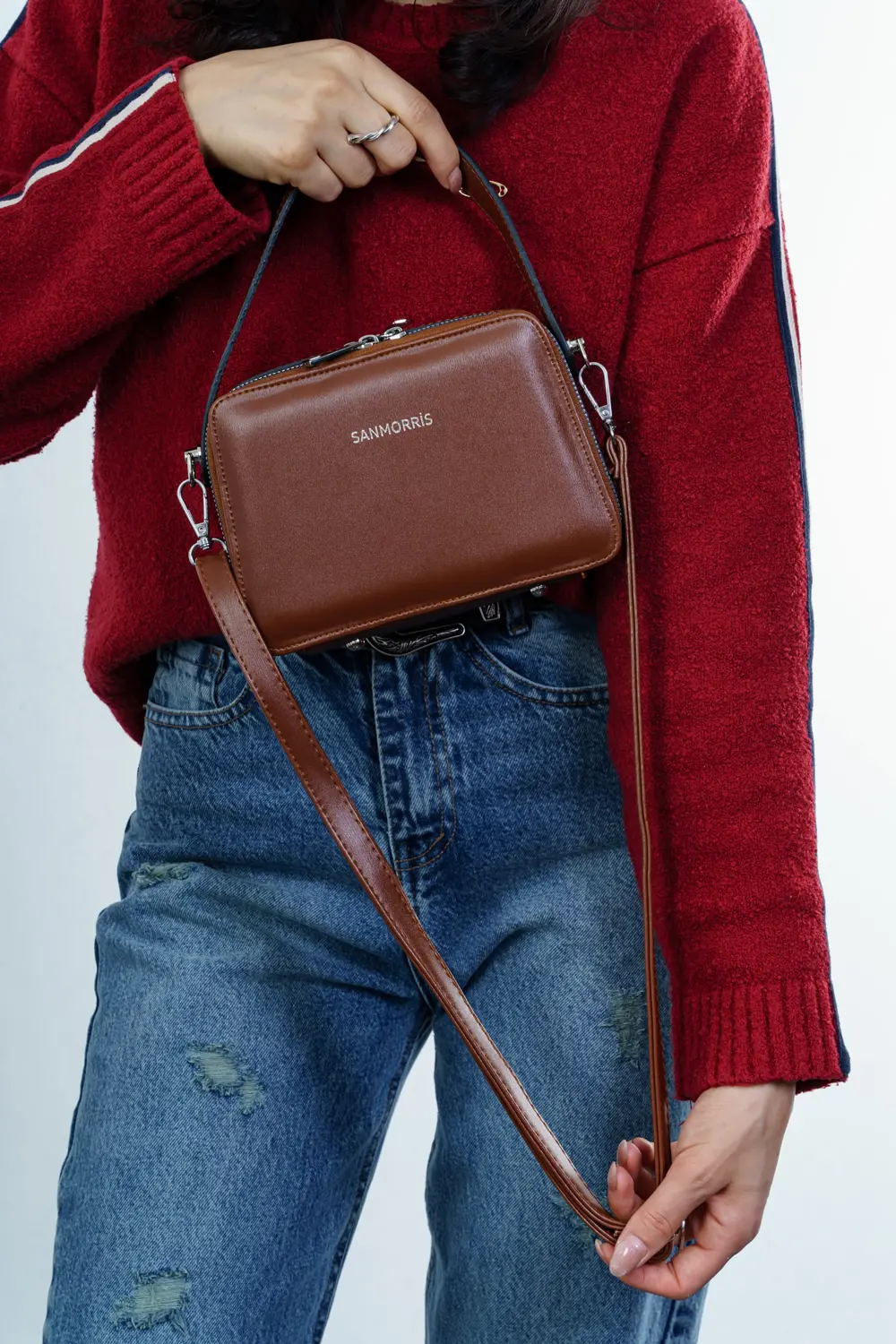 Kadın Ayarlanabilir Çapraz Askılı El Ve Omuz Çantası Kadın Ayarlanabilir Çapraz Askılı El Ve Omuz Çantası