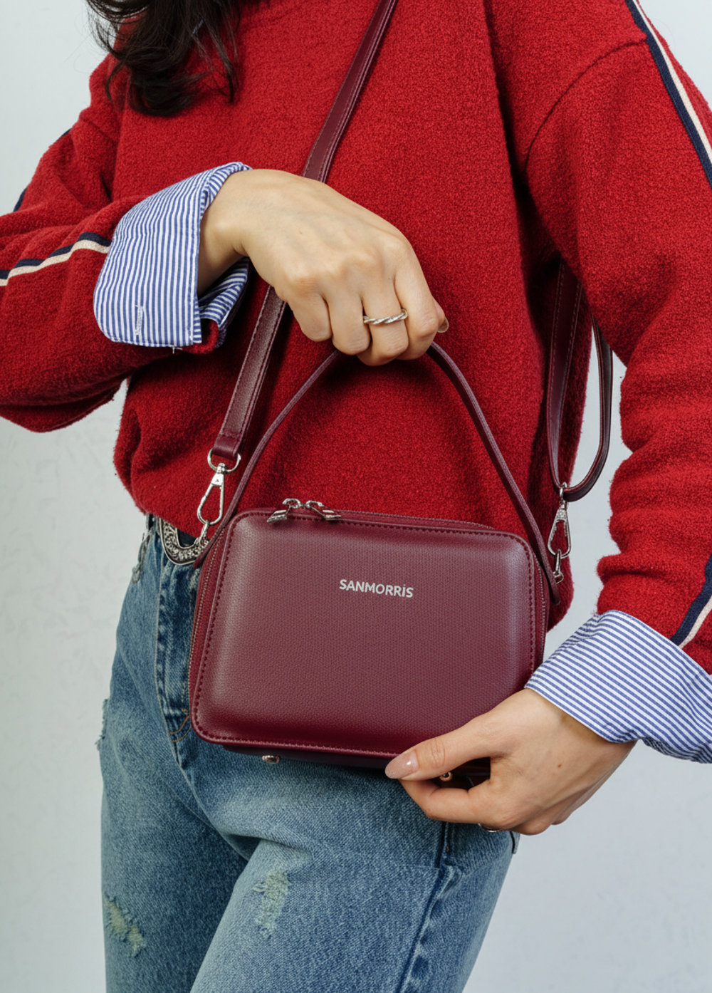 Kadın Ayarlanabilir Çapraz Askılı El Ve Omuz Çantası Kadın Ayarlanabilir Çapraz Askılı El Ve Omuz Çantası