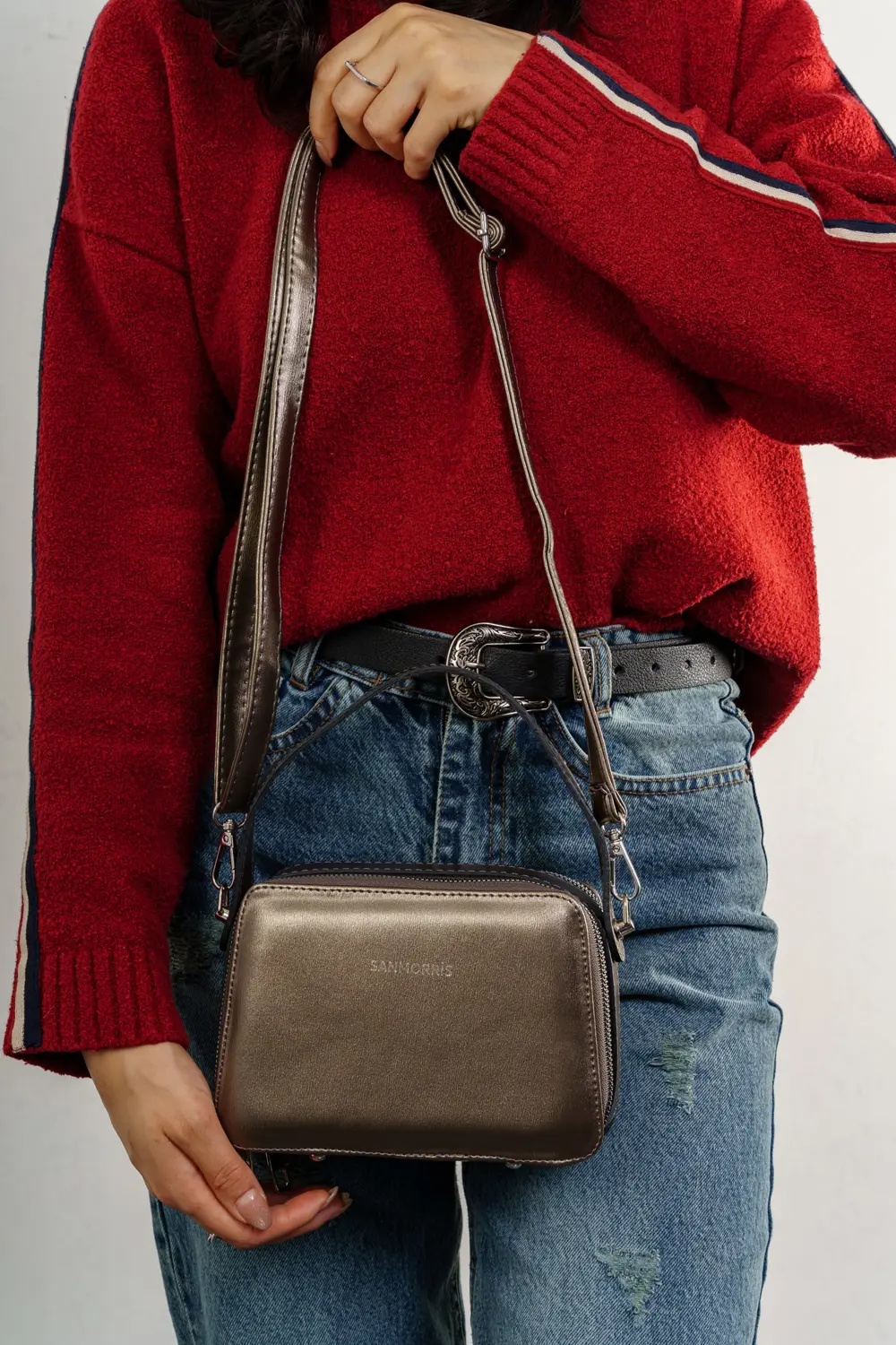 Kadın Ayarlanabilir Çapraz Askılı El Ve Omuz Çantası Kadın Ayarlanabilir Çapraz Askılı El Ve Omuz Çantası