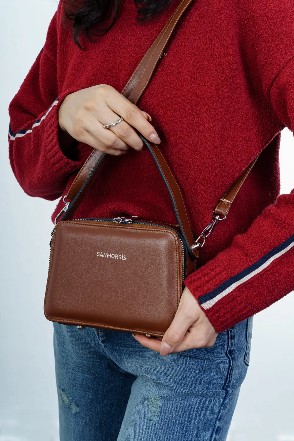 Kadın Ayarlanabilir Çapraz Askılı El Ve Omuz Çantası Kadın Ayarlanabilir Çapraz Askılı El Ve Omuz Çantası