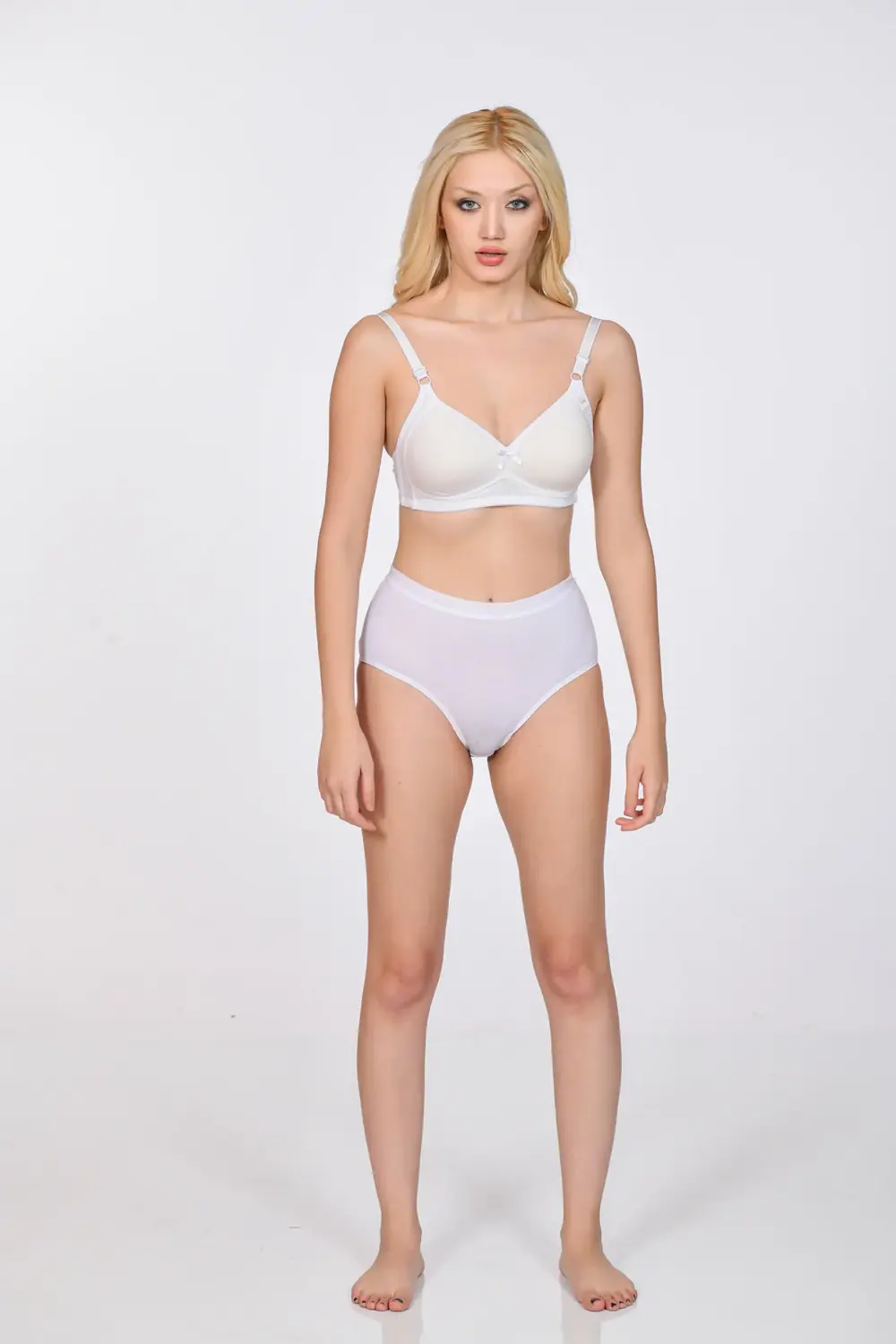 Kadın Bato Külot Beyaz 3'lü Paket