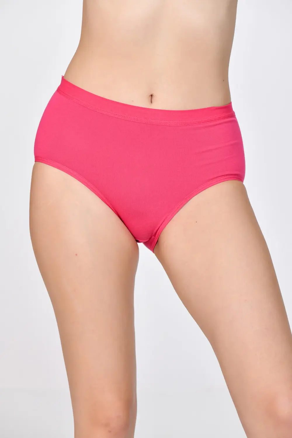 Kadın Bato Külot Fuşya Renk 3'lü Paket