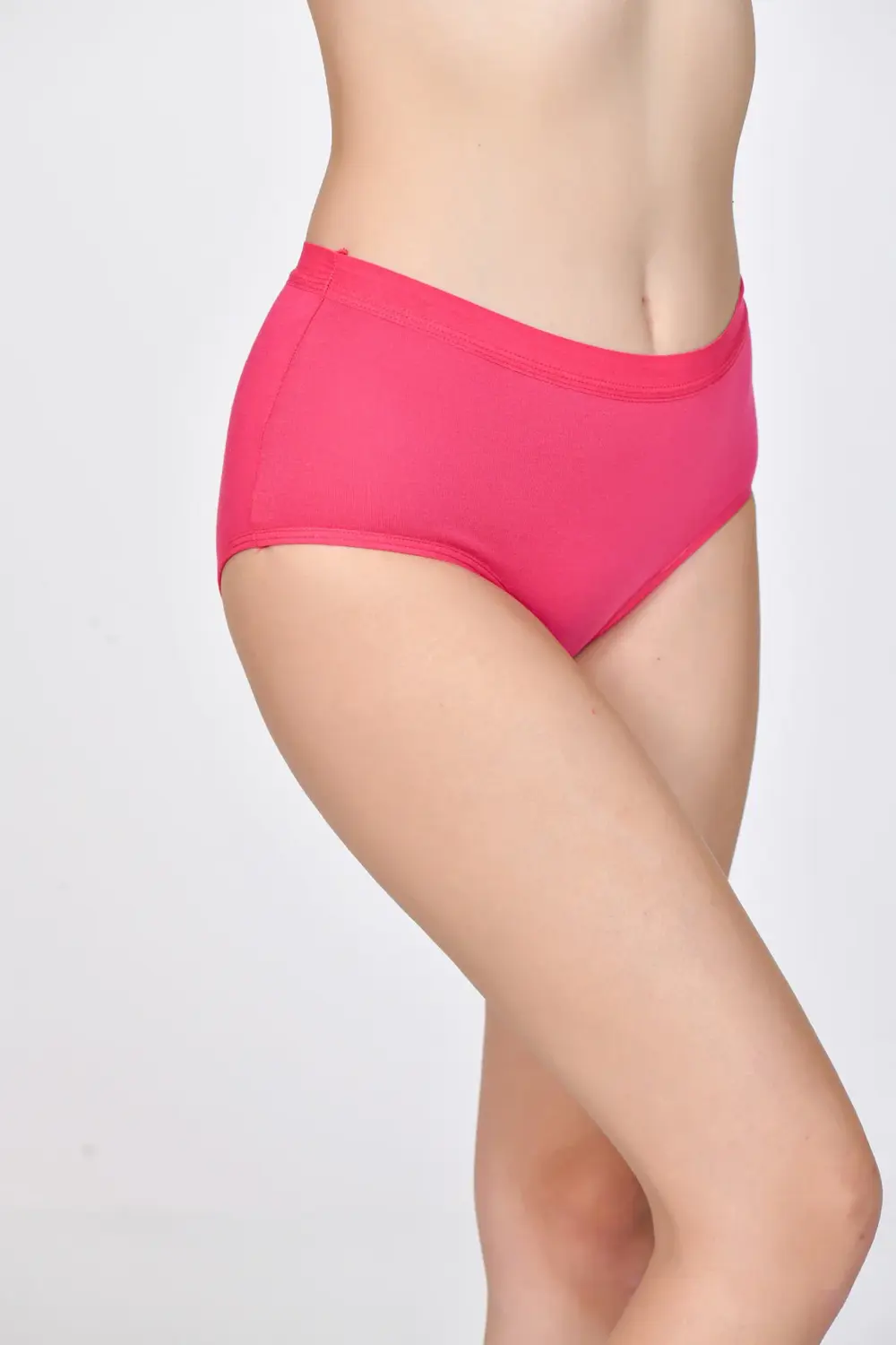 Kadın Bato Külot Fuşya Renk 3'lü Paket