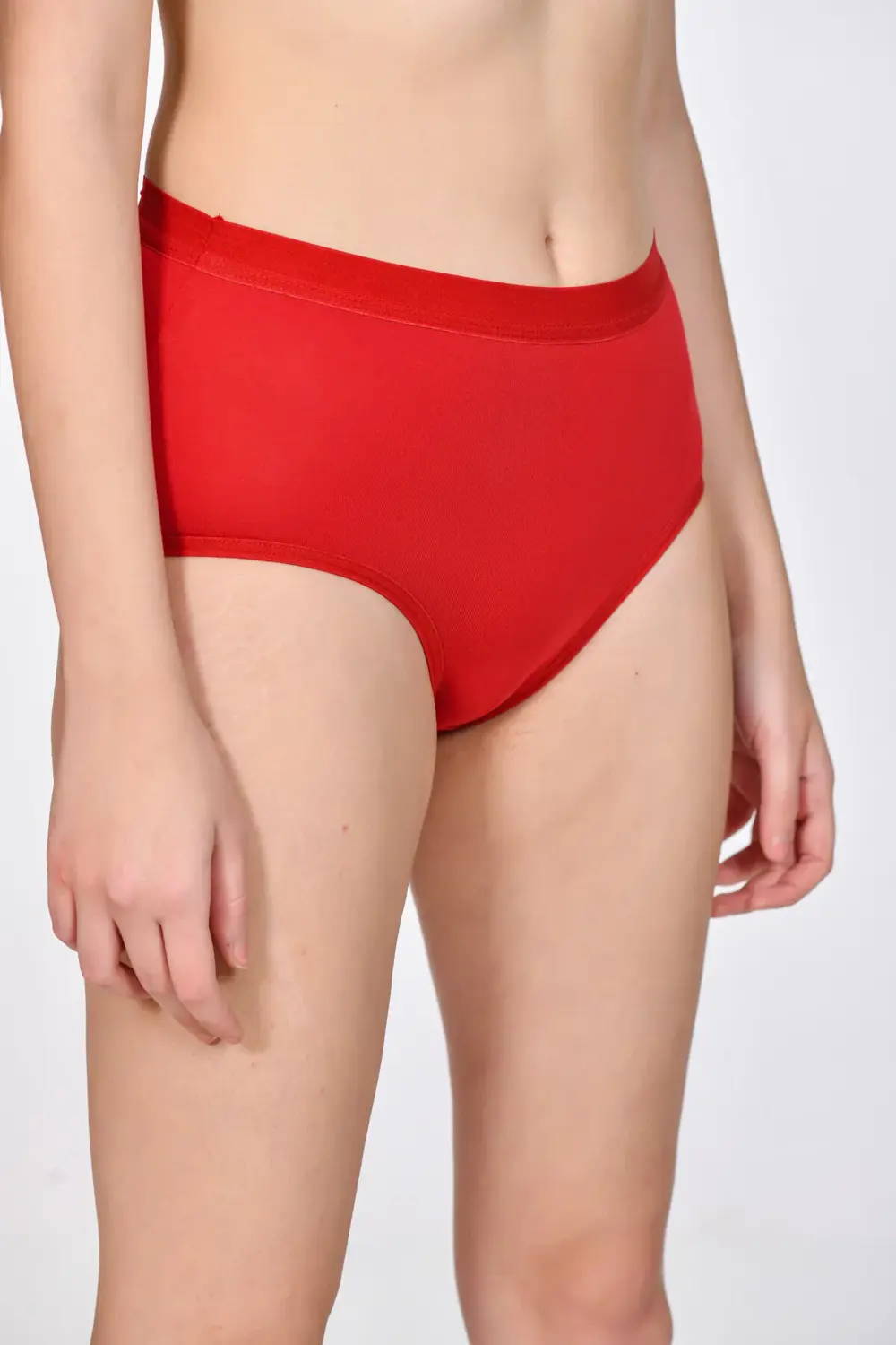 Kadın Bato Külot Kırmızı Renk 3'lü Paket