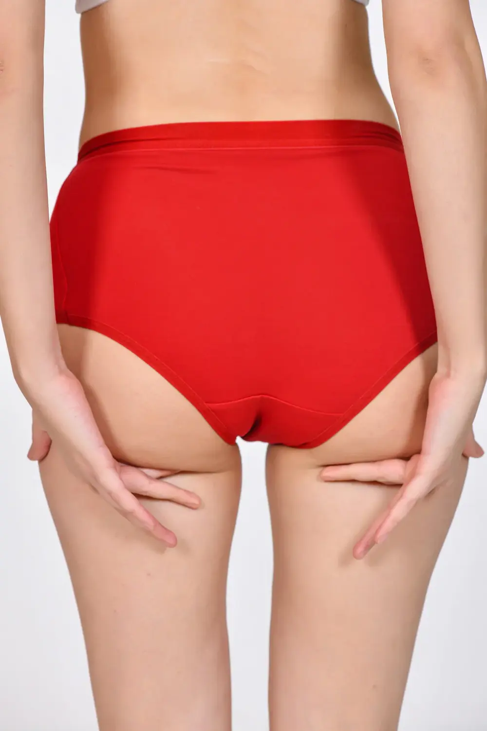 Kadın Bato Külot Kırmızı Renk 3'lü Paket