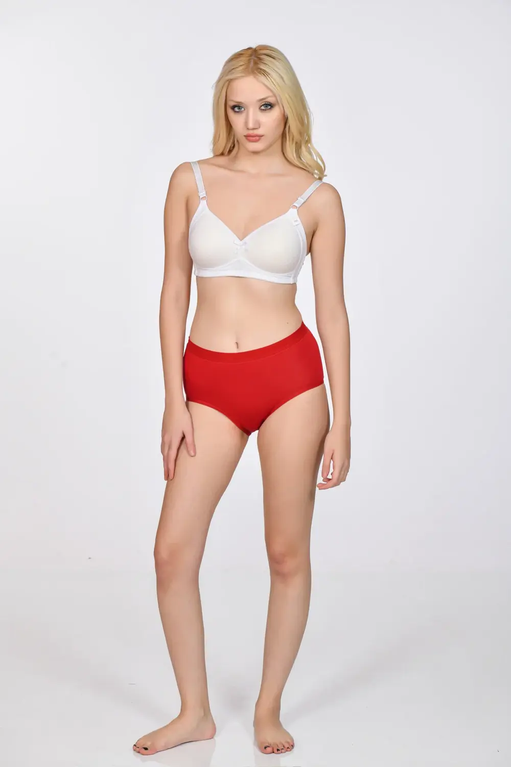 Kadın Bato Külot Kırmızı Renk 3'lü Paket