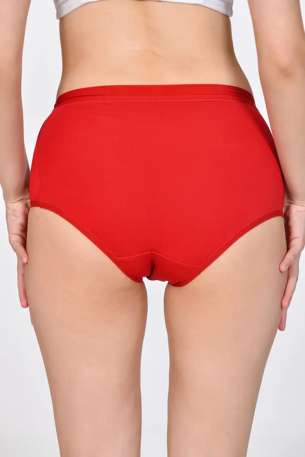 Kadın Bato Külot Kırmızı Renk 3'lü Paket