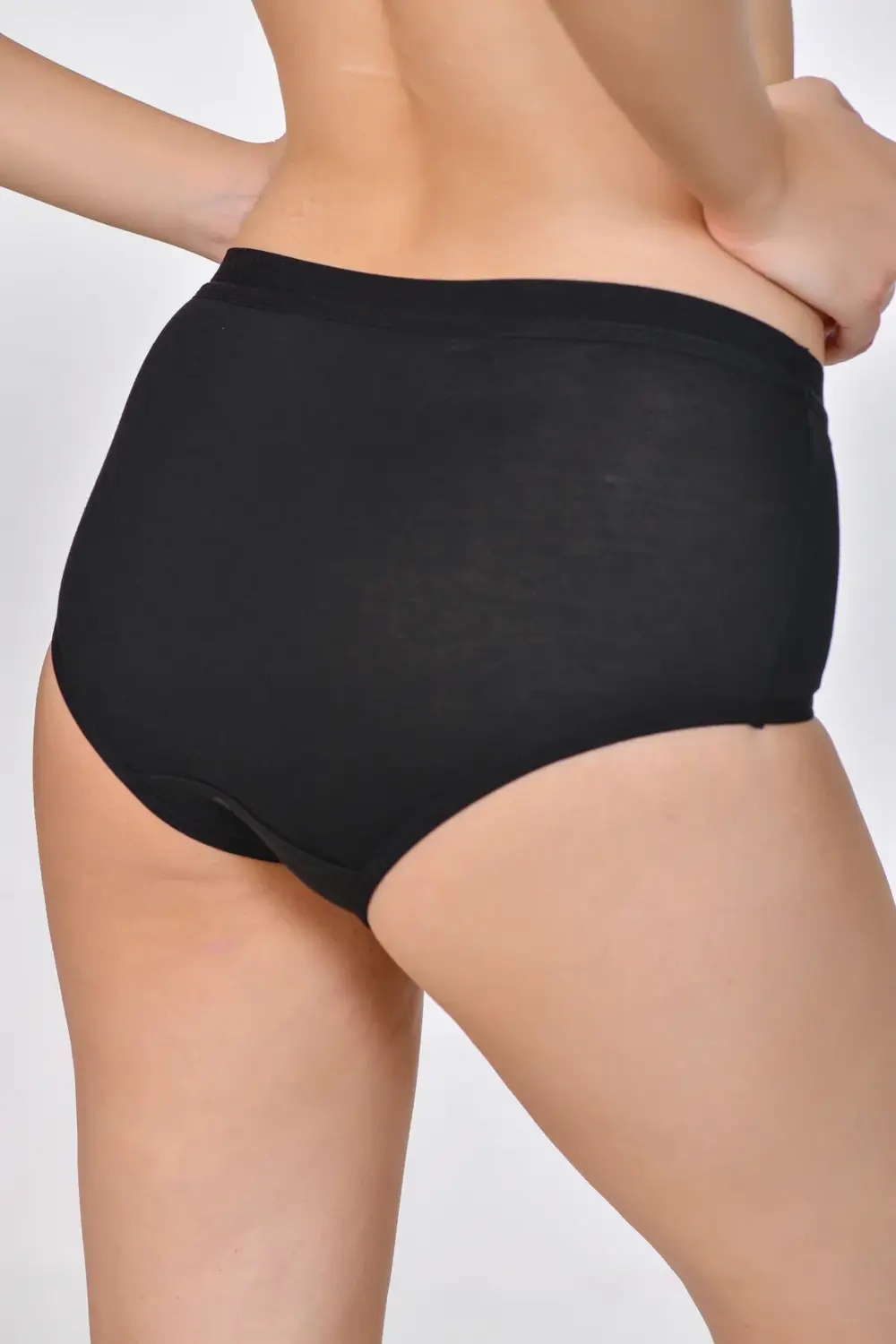 Kadın Bato Külot Siyah Renk 3'lü Paket