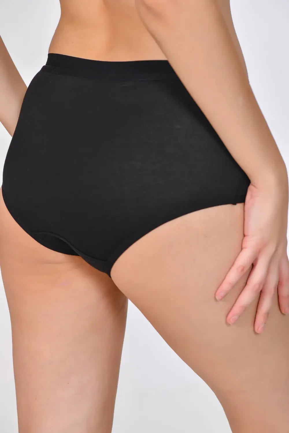 Kadın Bato Külot Siyah Renk 3'lü Paket