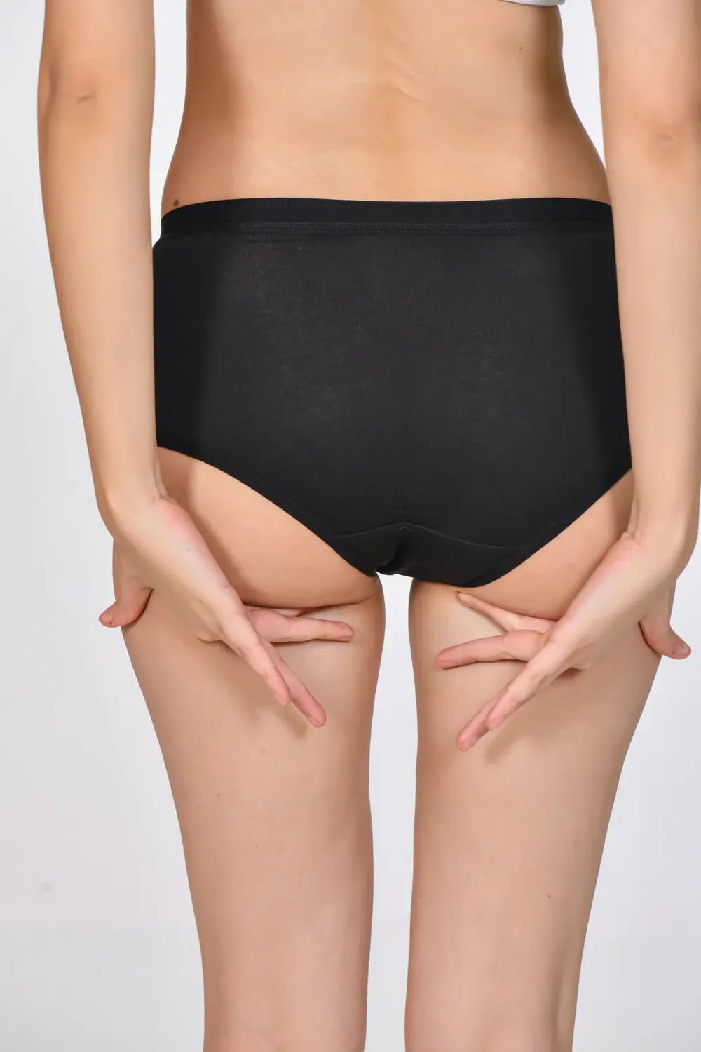 Kadın Bato Külot Siyah Renk 3'lü Paket