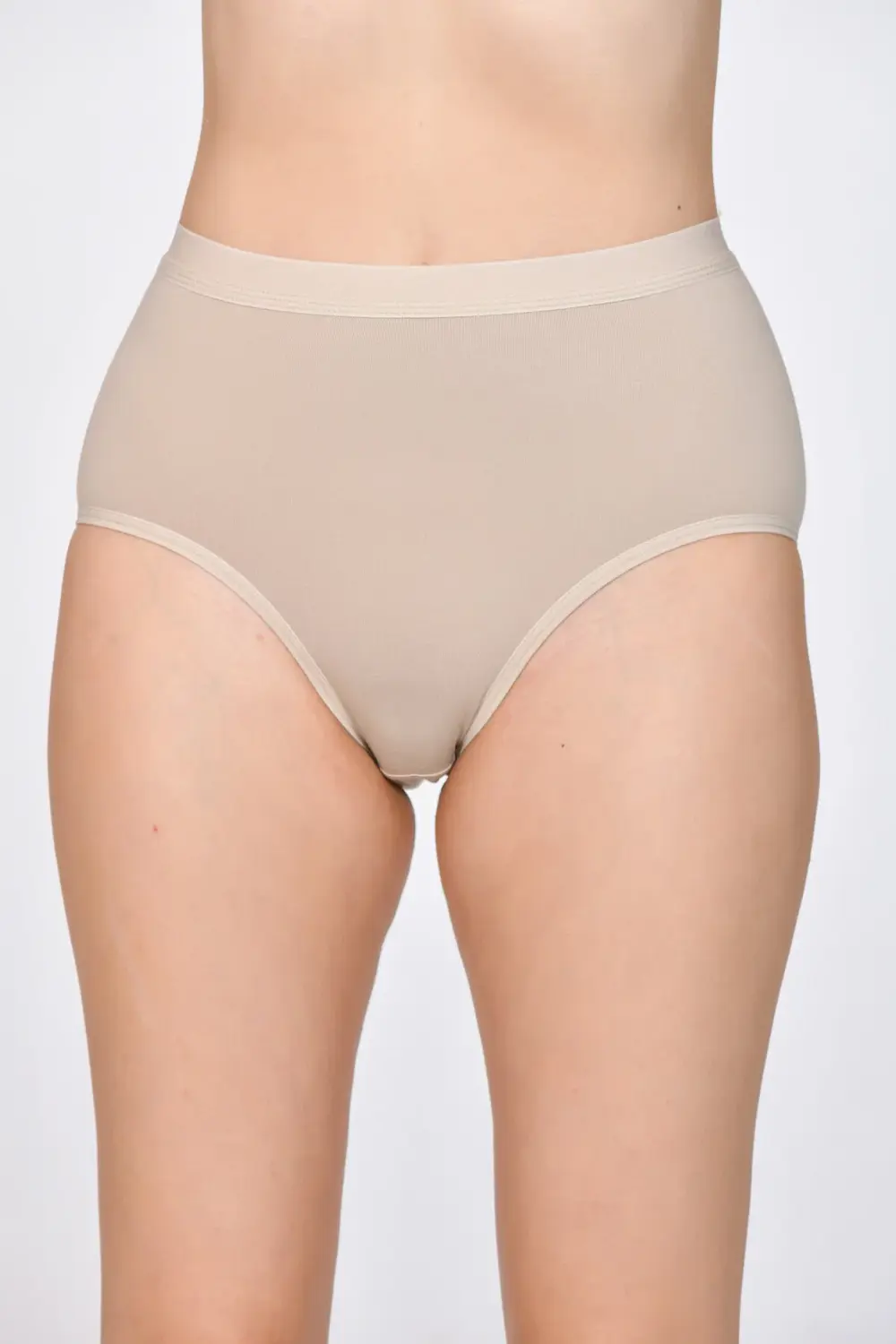 Kadın Bato Külot Vizon Renk 3'lü Paket