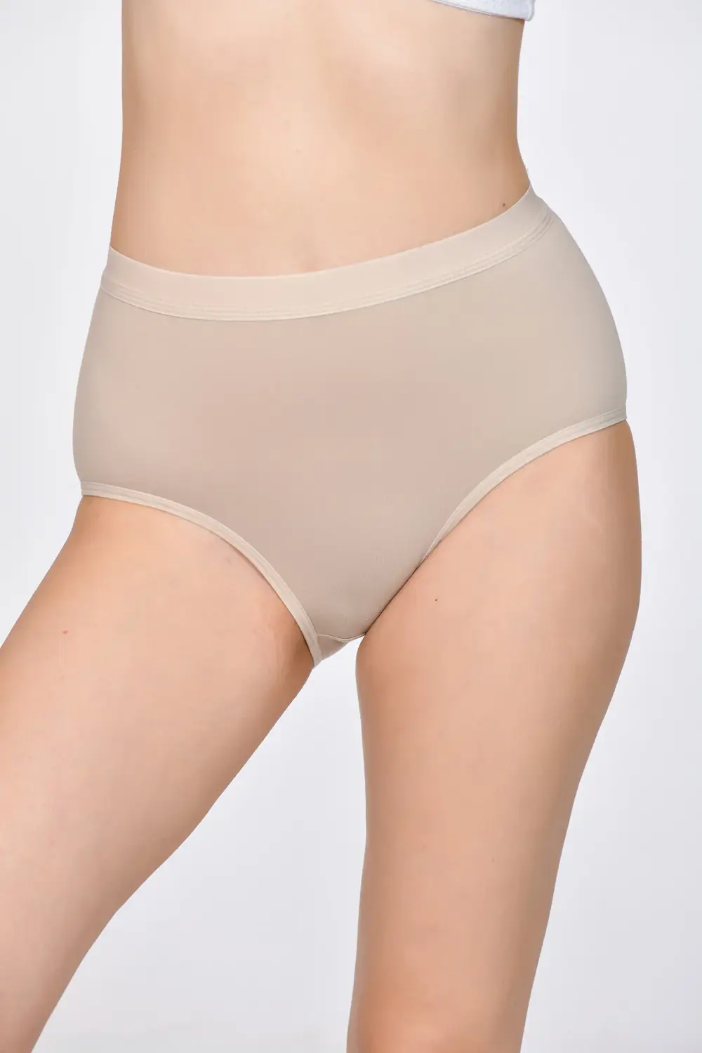 Kadın Bato Külot Vizon Renk 3'lü Paket