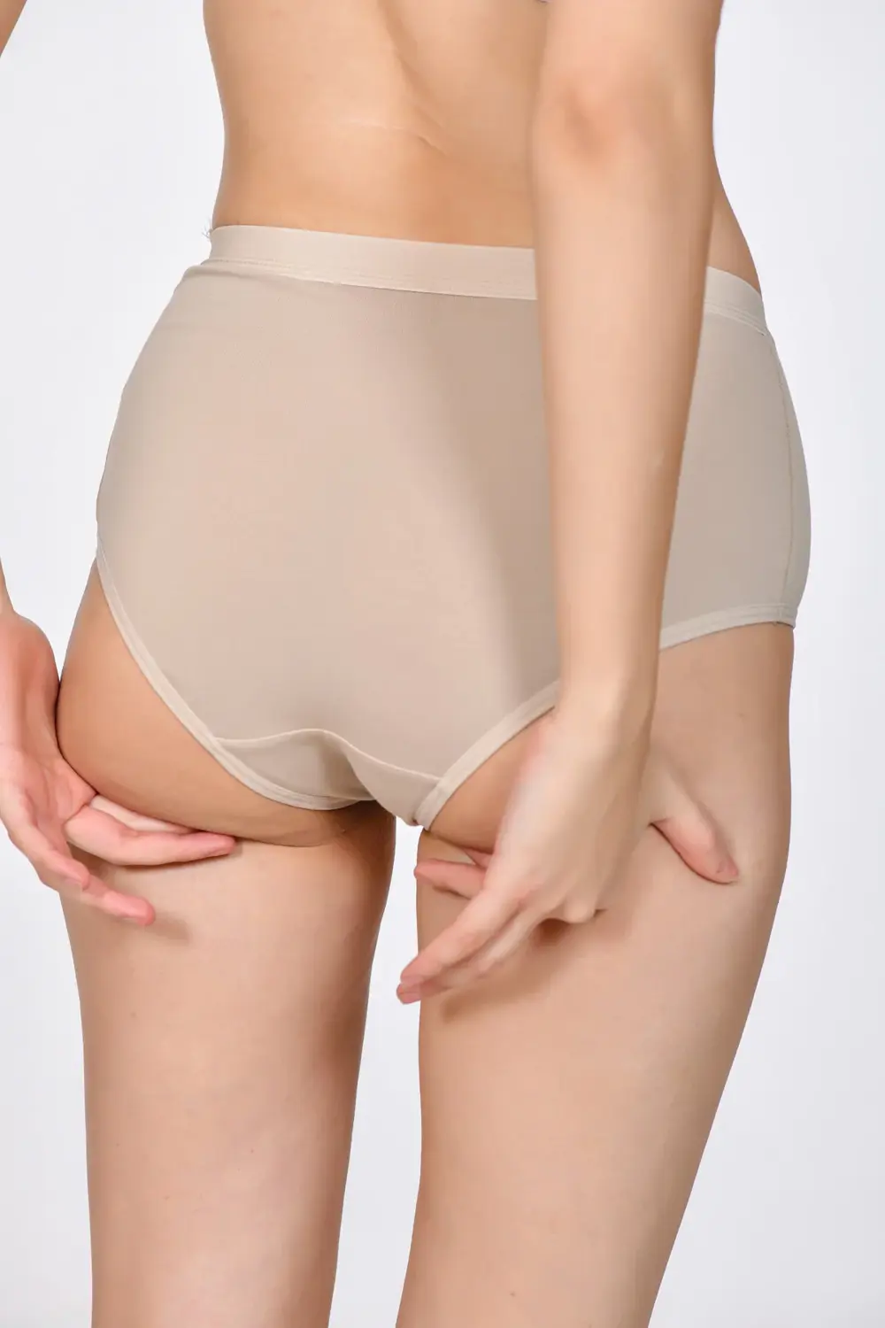 Kadın Bato Külot Vizon Renk 3'lü Paket