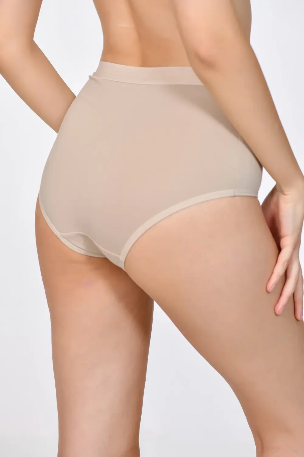 Kadın Bato Külot Vizon Renk 3'lü Paket