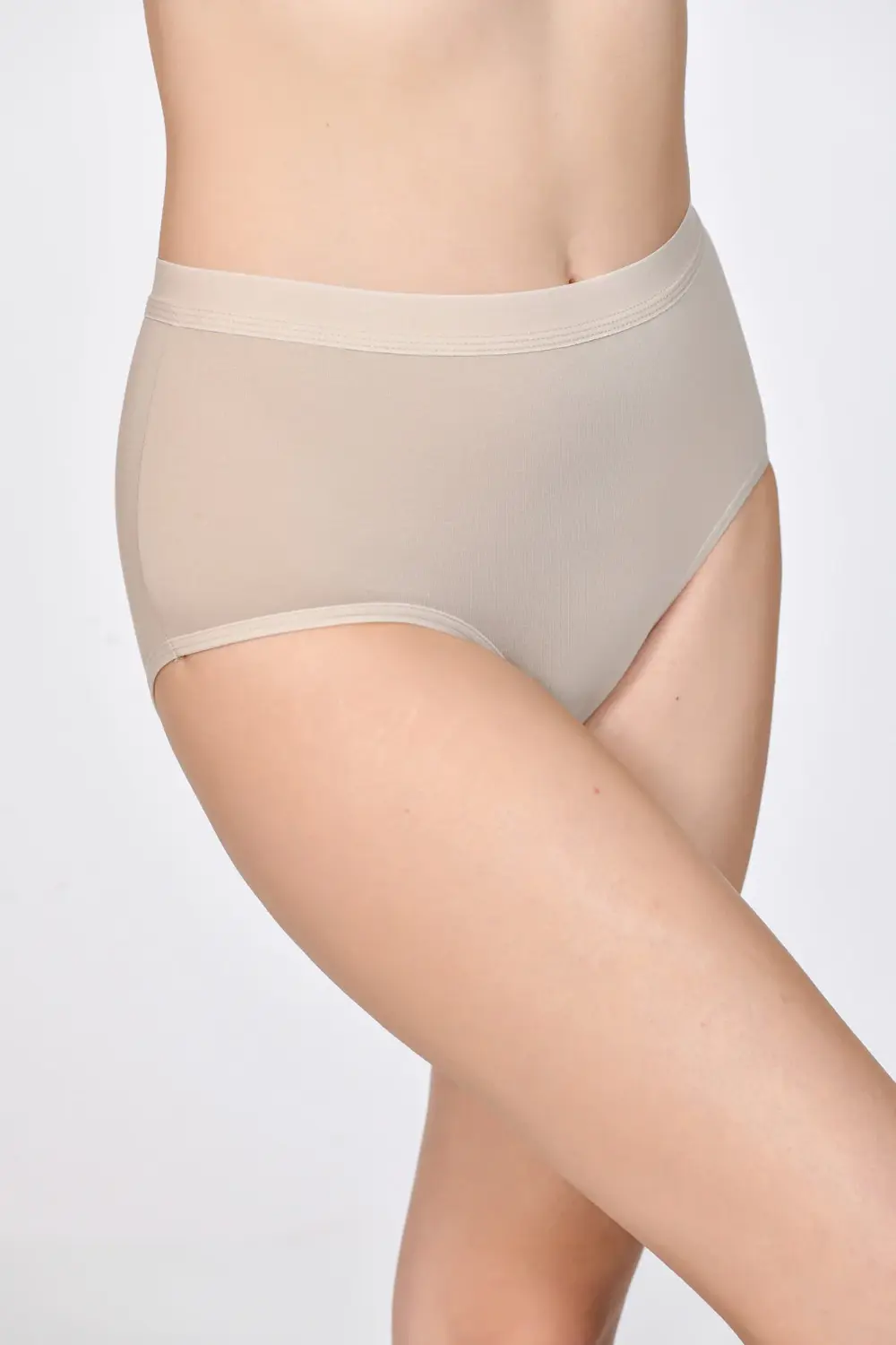 Kadın Bato Külot Vizon Renk 3'lü Paket