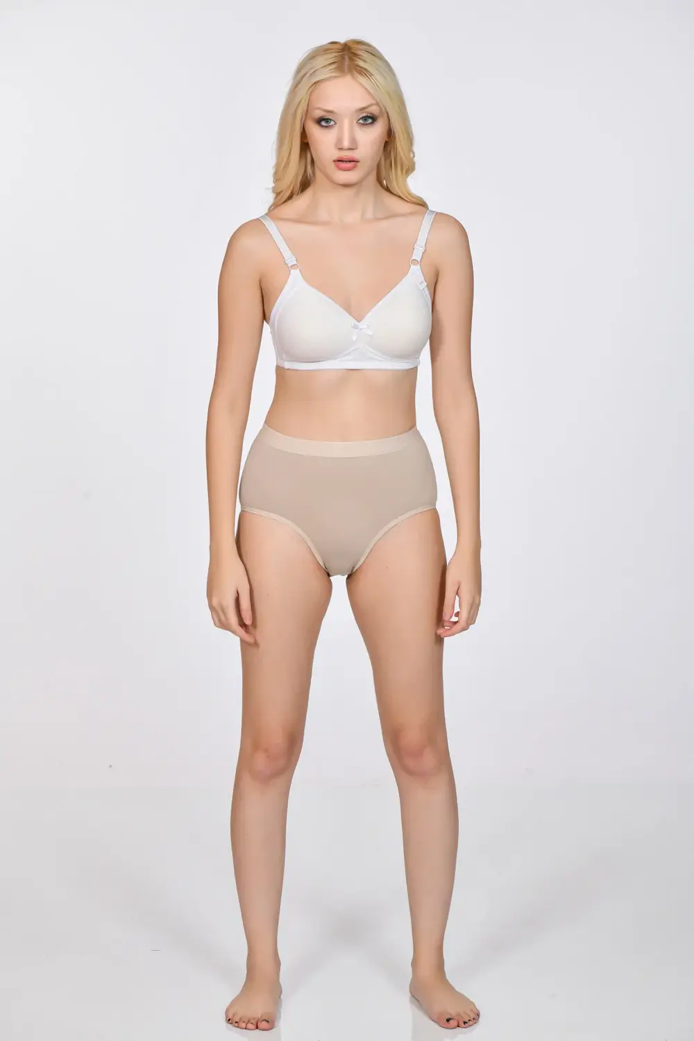 Kadın Bato Külot Vizon Renk 3'lü Paket