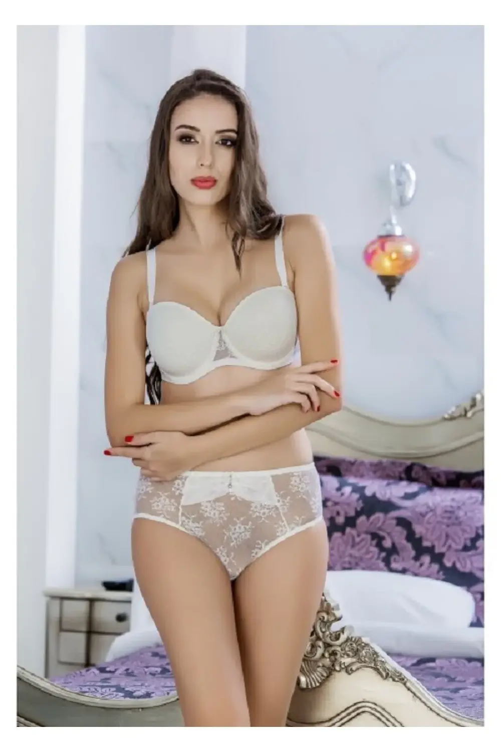 Kadın Bej 2133 Dantelli Sütyen