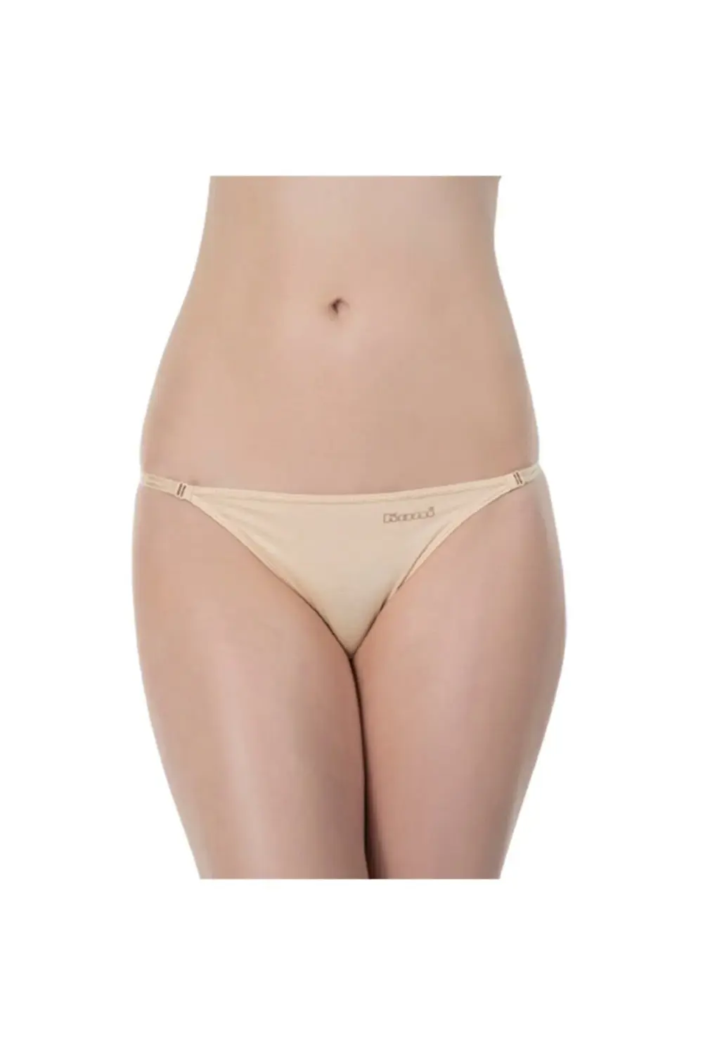 Kadın Bej Basıc 2'li Tanga 1009