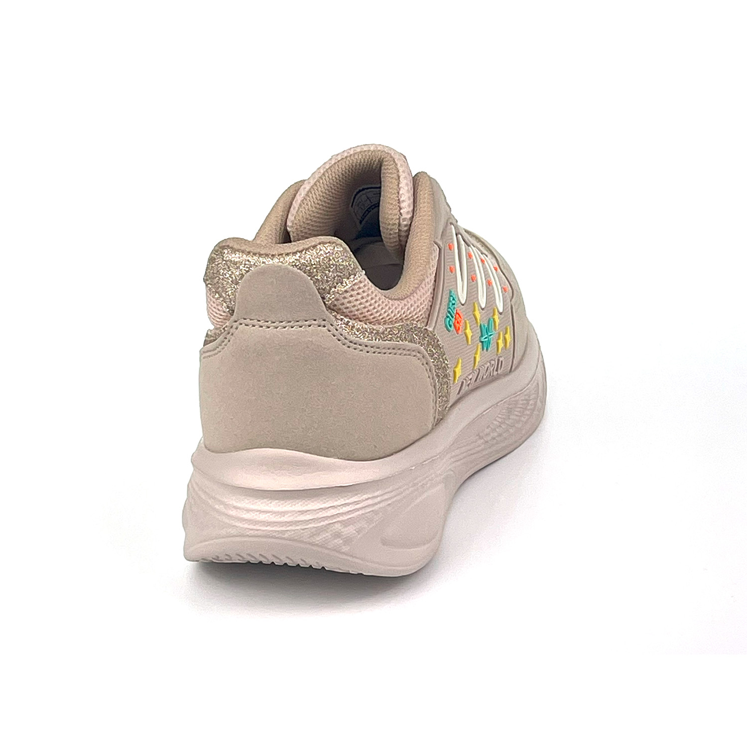 Kajila Kadın Bej Fileli Günlük Rahat Sneaker Spor Ayakkabı