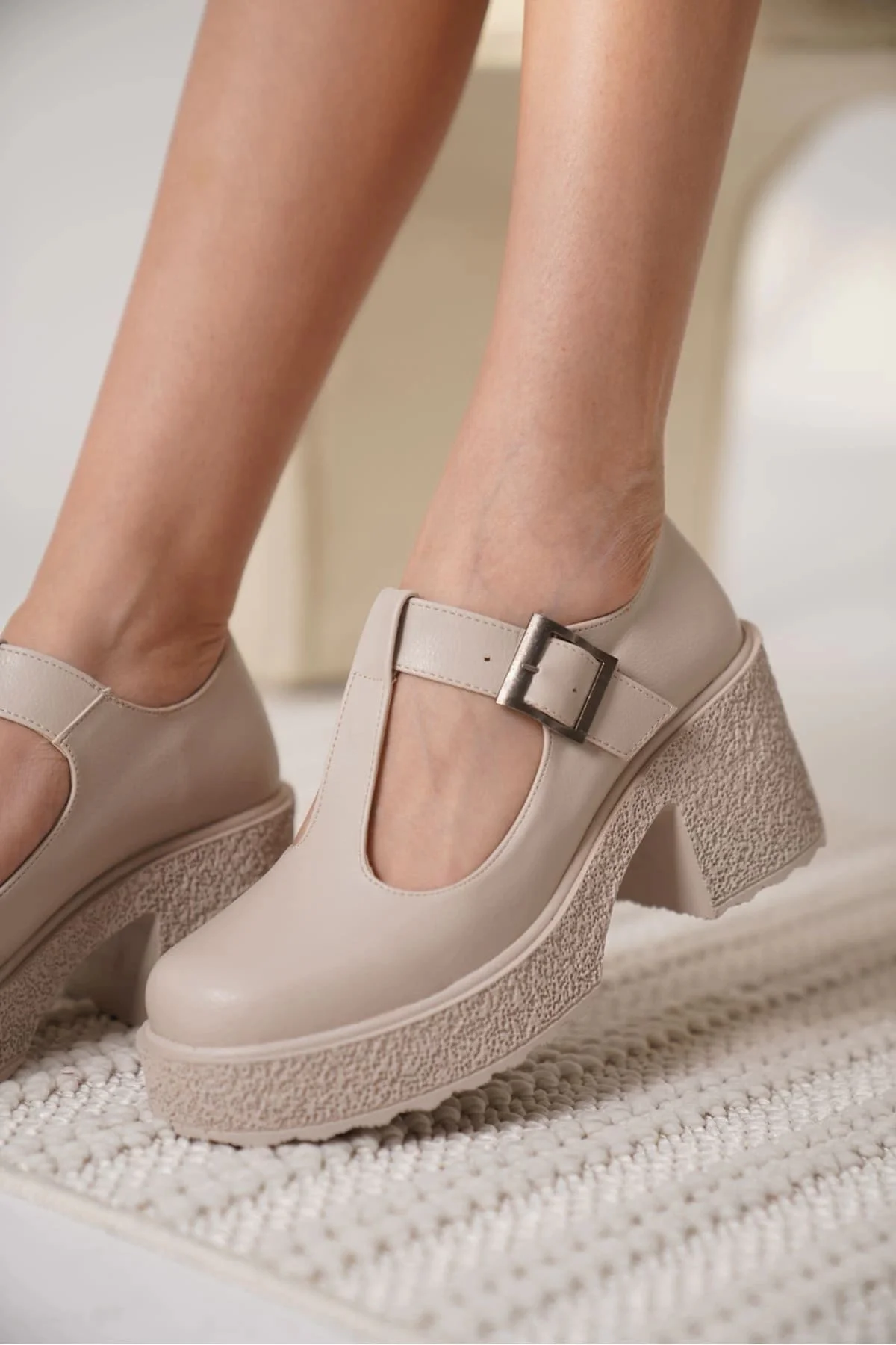 Kadın Bej Günlük Ayakkabı TR06MS06B