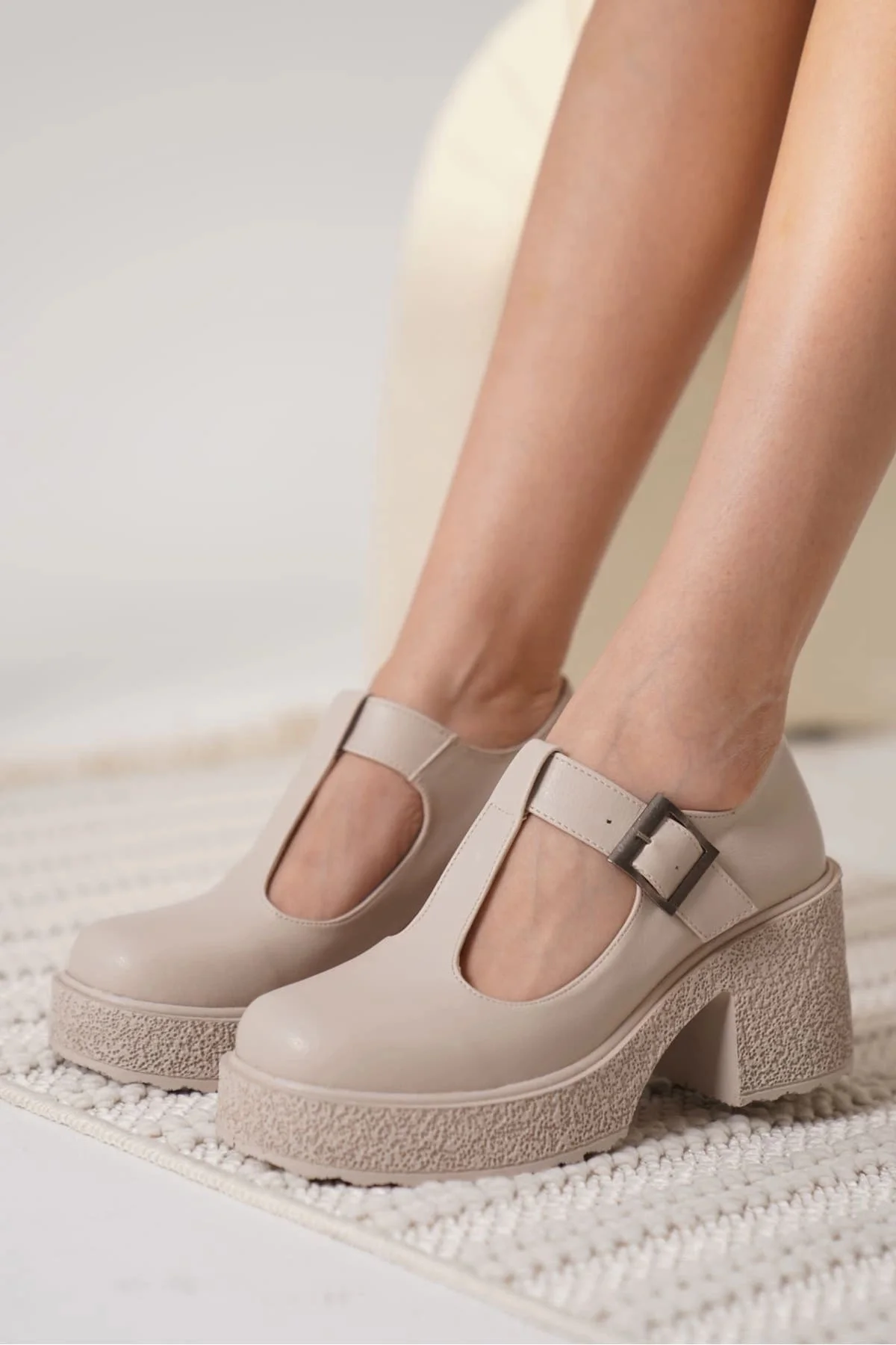 Kadın Bej Günlük Ayakkabı TR06MS06B