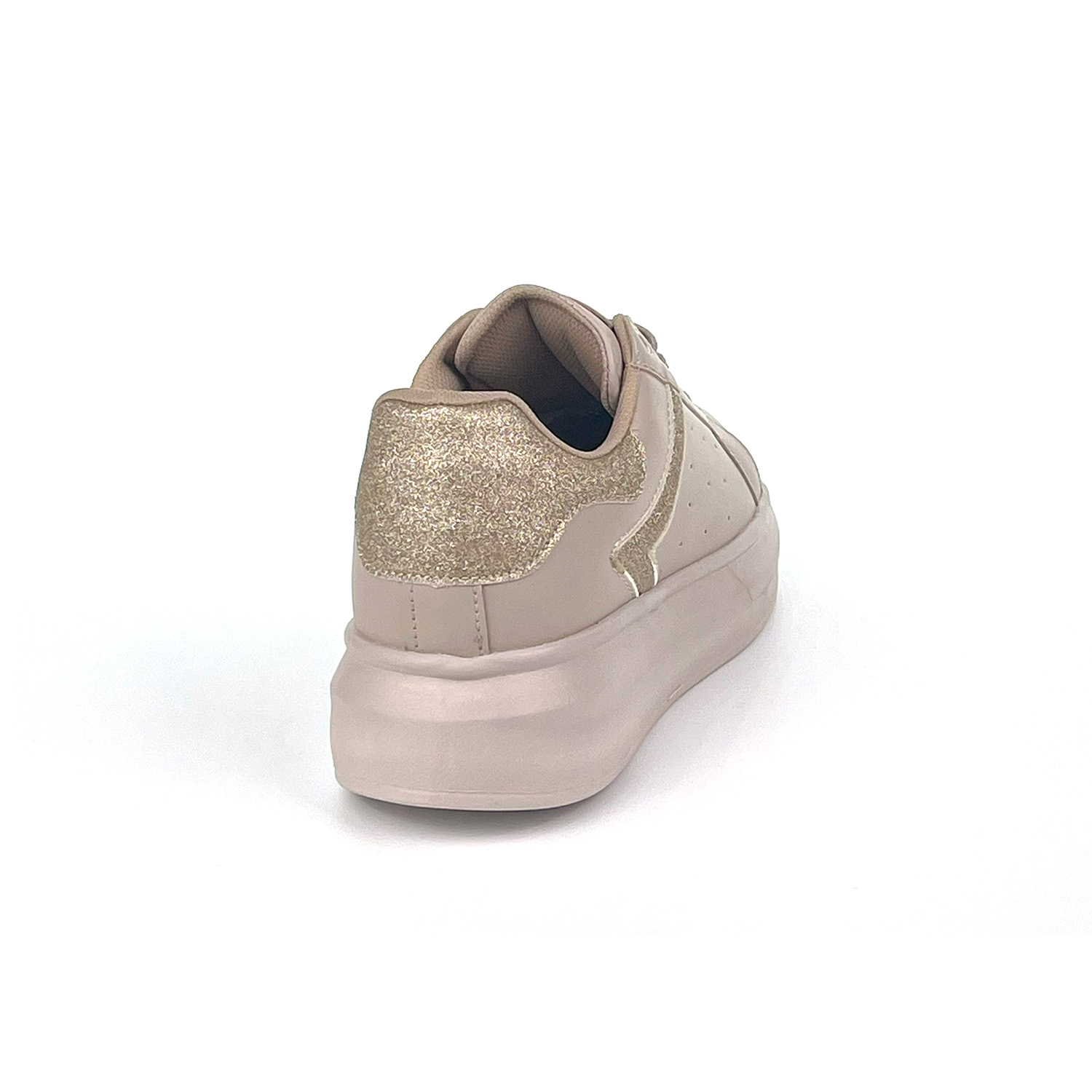 Kajila Kadın Bej Simli Rahat Günlük Sneaker Spor Ayakkabı Kajila Kadın Bej Simli Rahat Günlük Sneaker Spor Ayakkabı