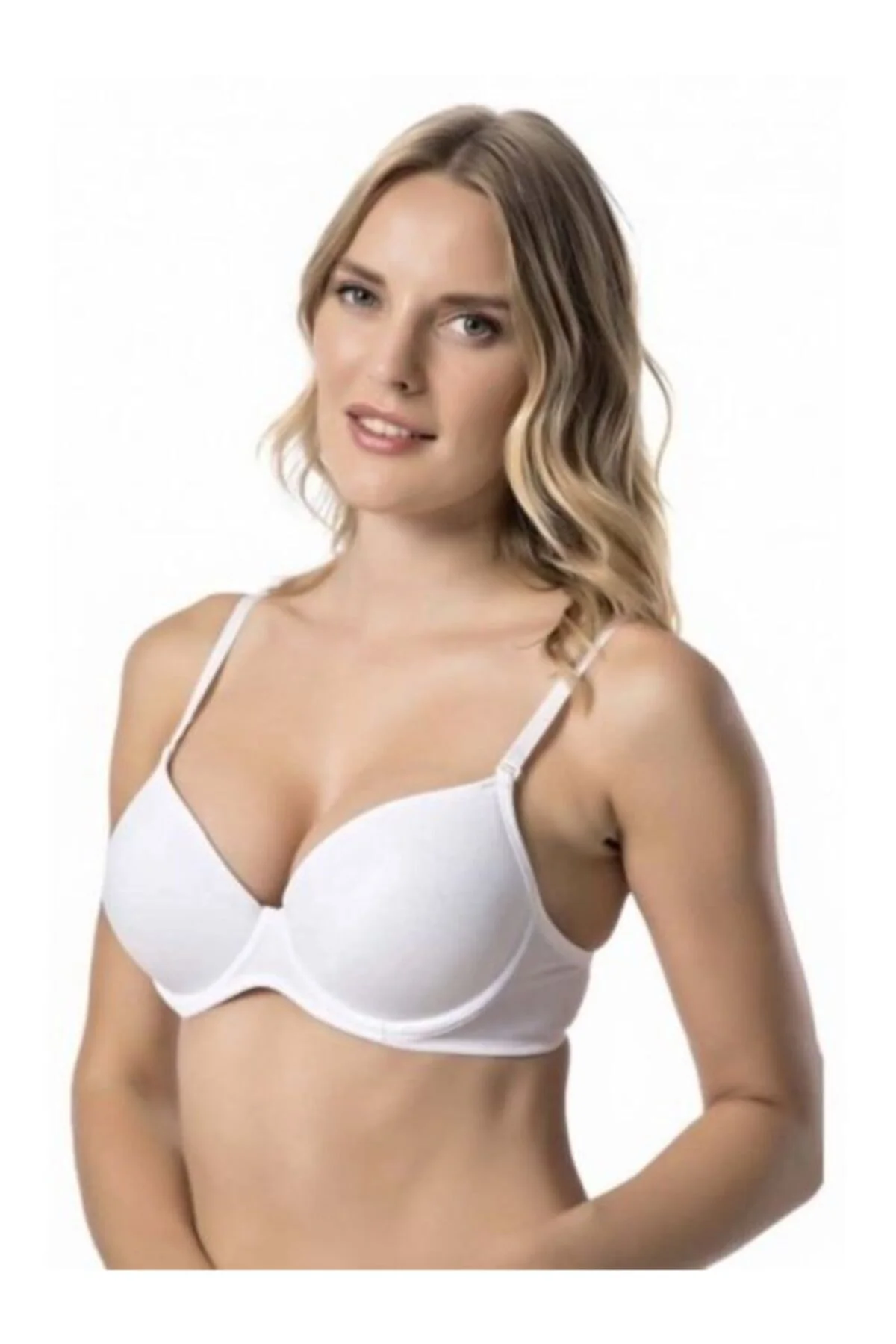 Kadın Siyah Desire Destekli Dolgulu Push Up Basic Mikro Sütyen 70