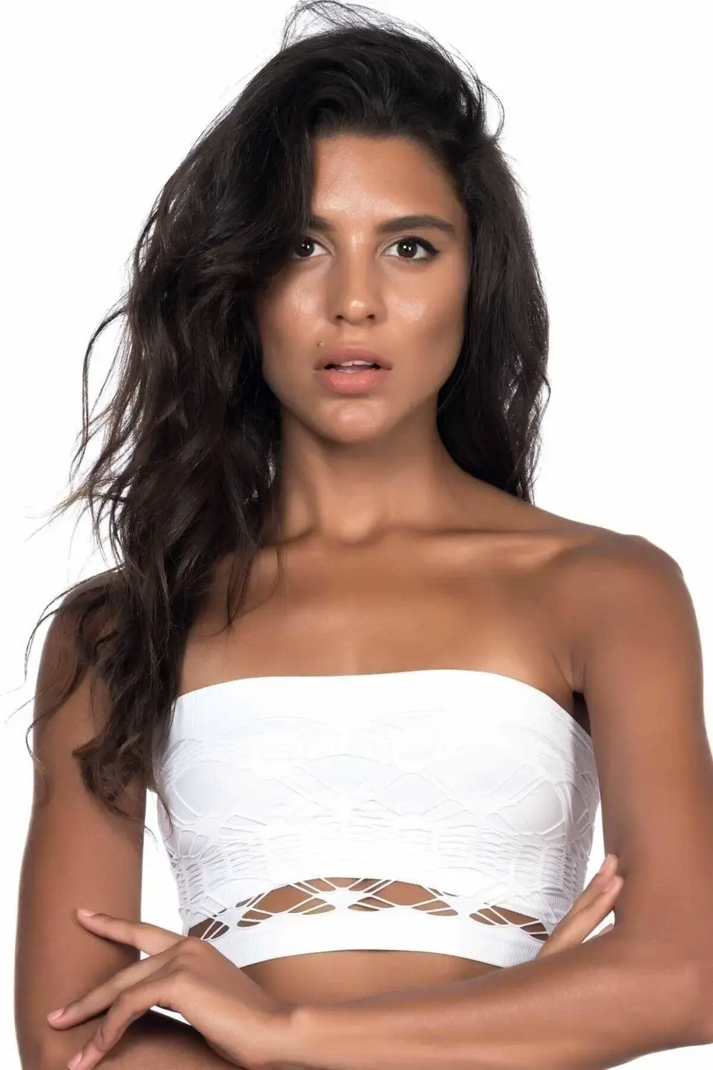 Kadın Beyaz Dikişsiz Büstiyer 4050