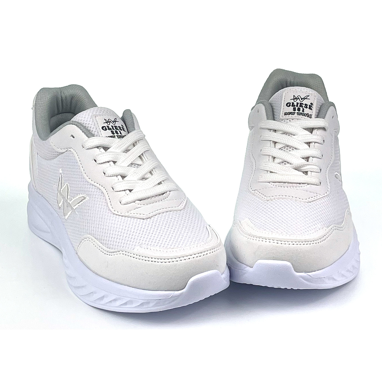 Kajila Kadın Beyaz Hafif Fileli Günlük Rahat Sneaker Spor Ayakkabı