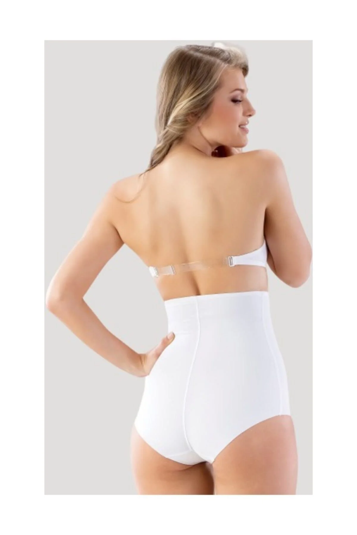 Kadın Beyaz Lazer Kesim Slip Korse Mem2813 Kadın Beyaz Lazer Kesim Slip Korse Mem2813