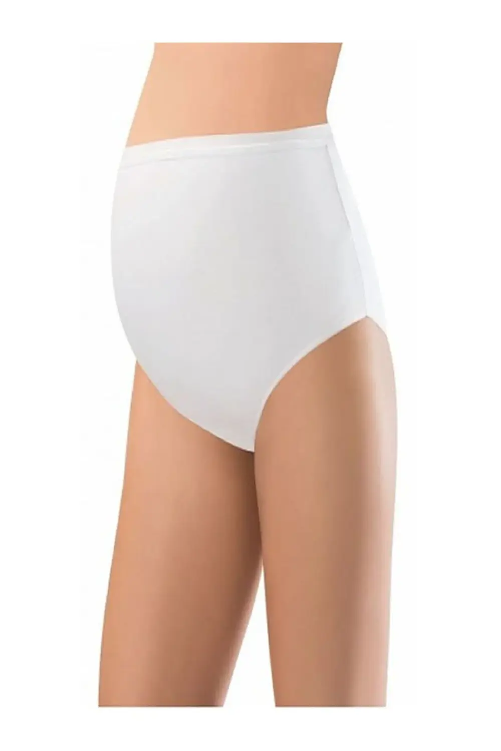 Kadın Beyaz Pamuklu Likralı Hamile Lohusa Külot