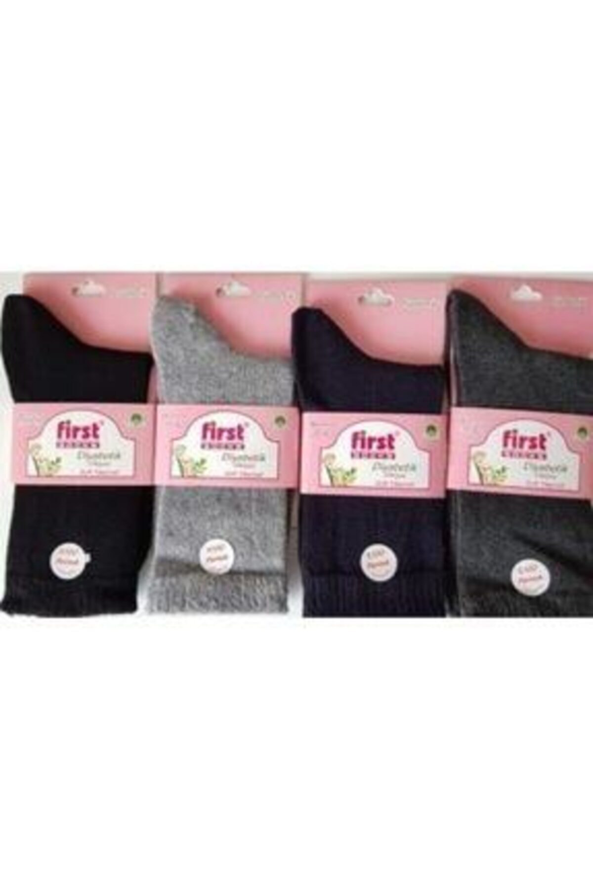 Kadın Beyaz Renk 12 Li Pamuklu Soket Çorap