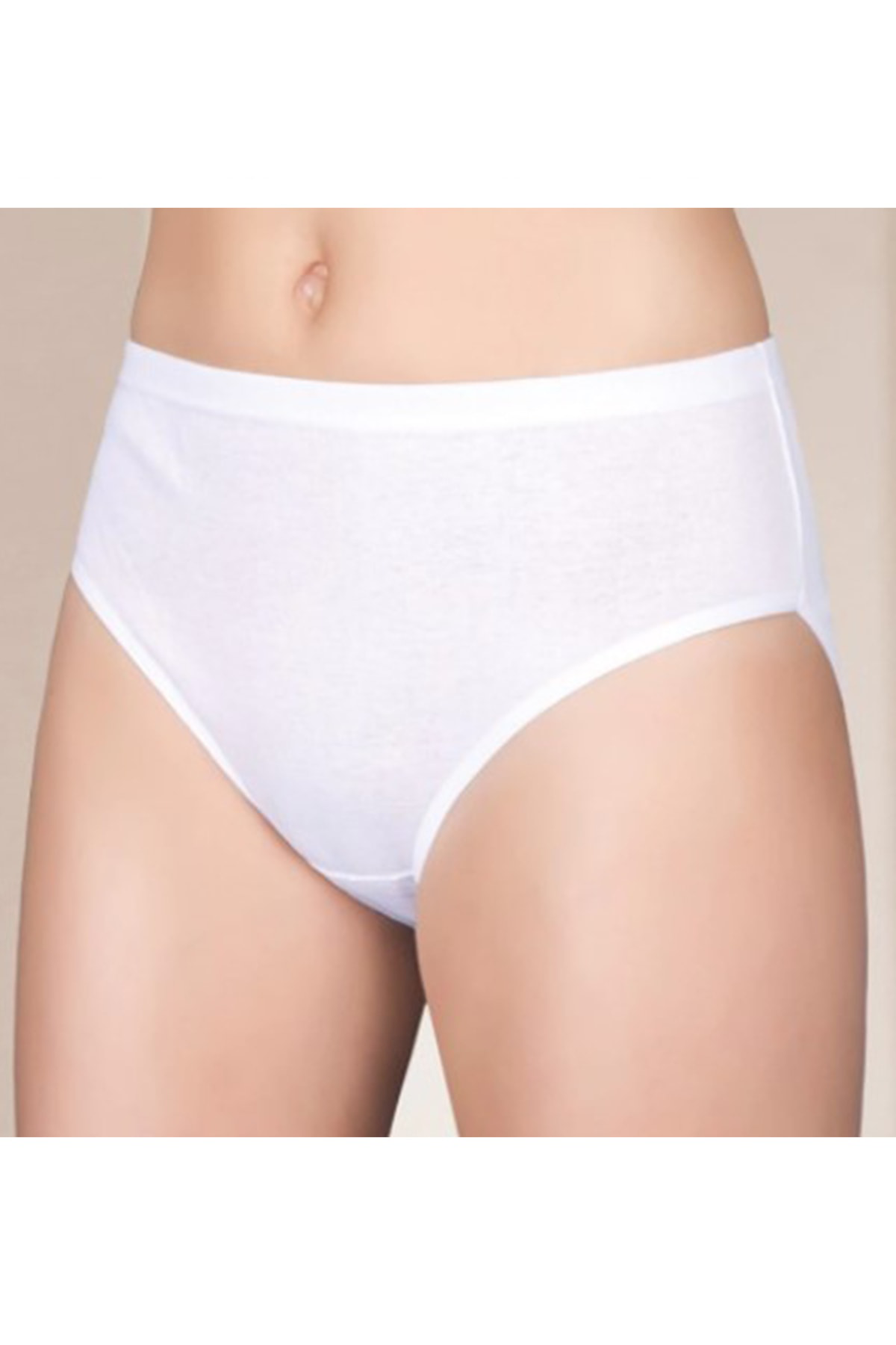 Kadın Siyah  Ribana Biyeli Bikini Külot 6 Lı 2064