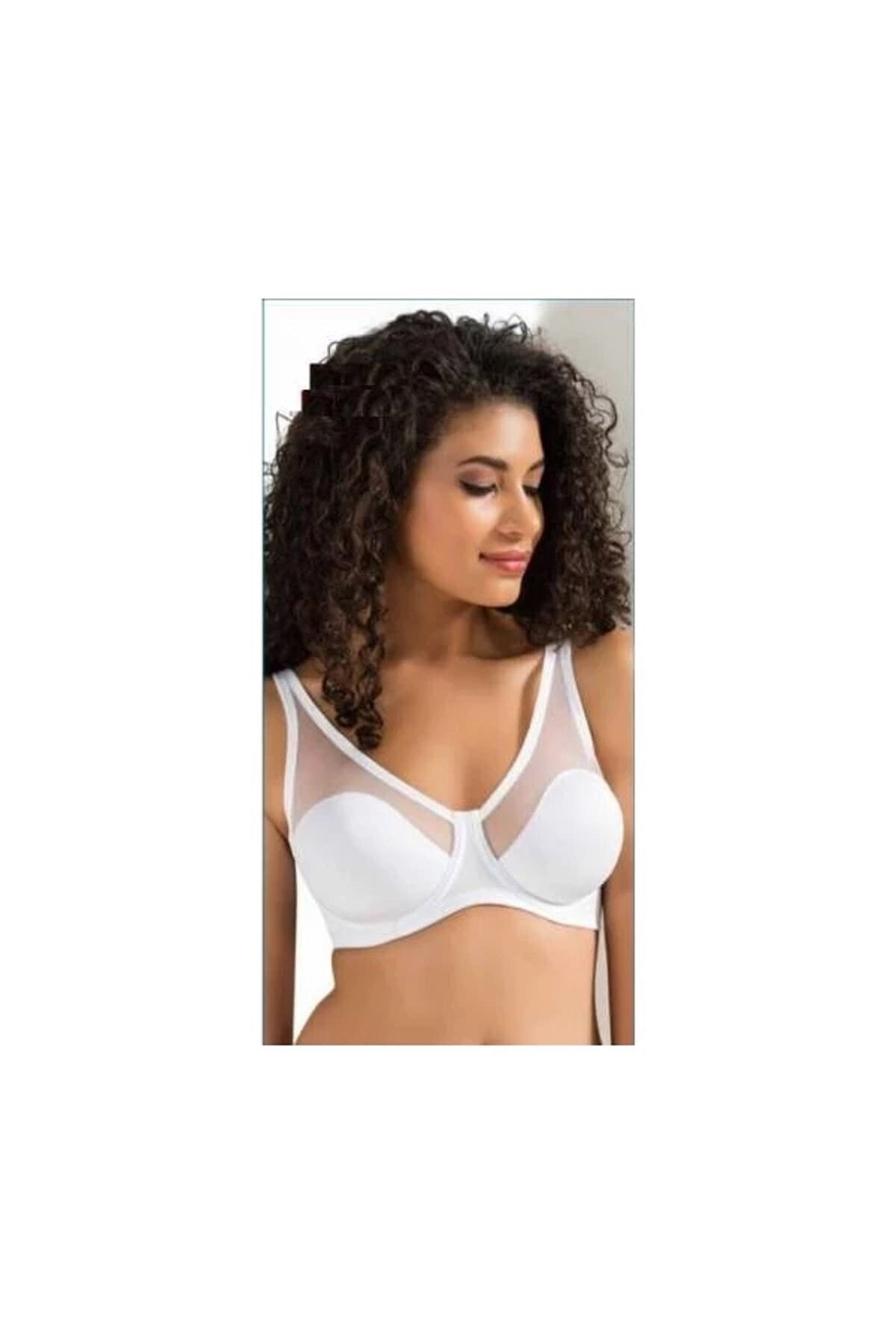 Le Jardin Kadın Beyaz Toparlayıcı Soft Tül Cup Sütyen 9200