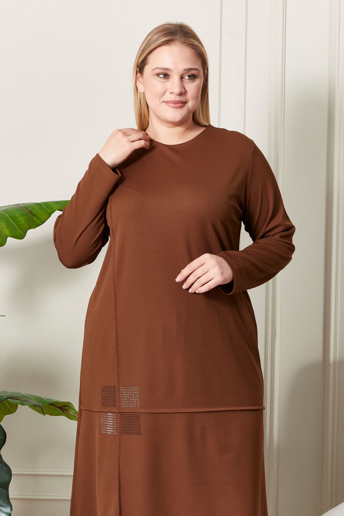 Ferace Kadın Büyük Beden Mevsimlik Penye Takım